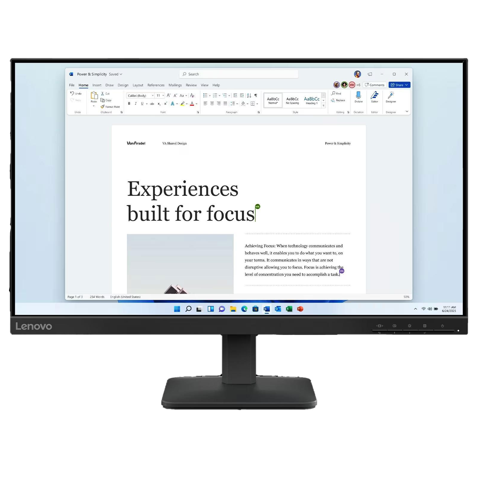 Lenovo L24-4e Monitor