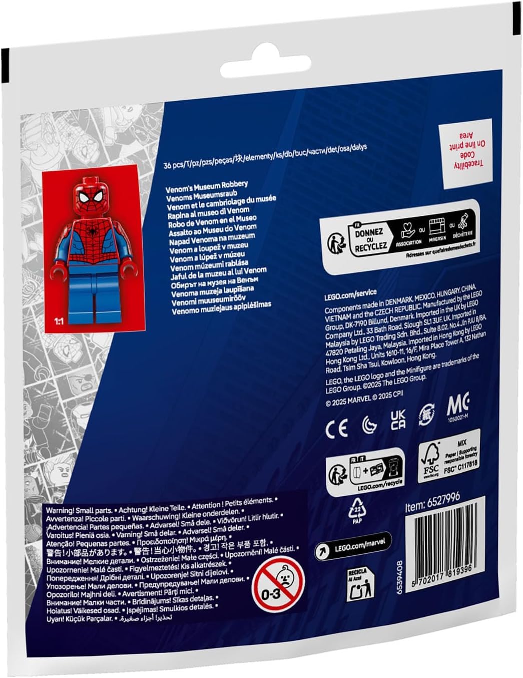 LEGO Konstruktionsspielzeug Marvel Super Heroes Venoms Museumsraub