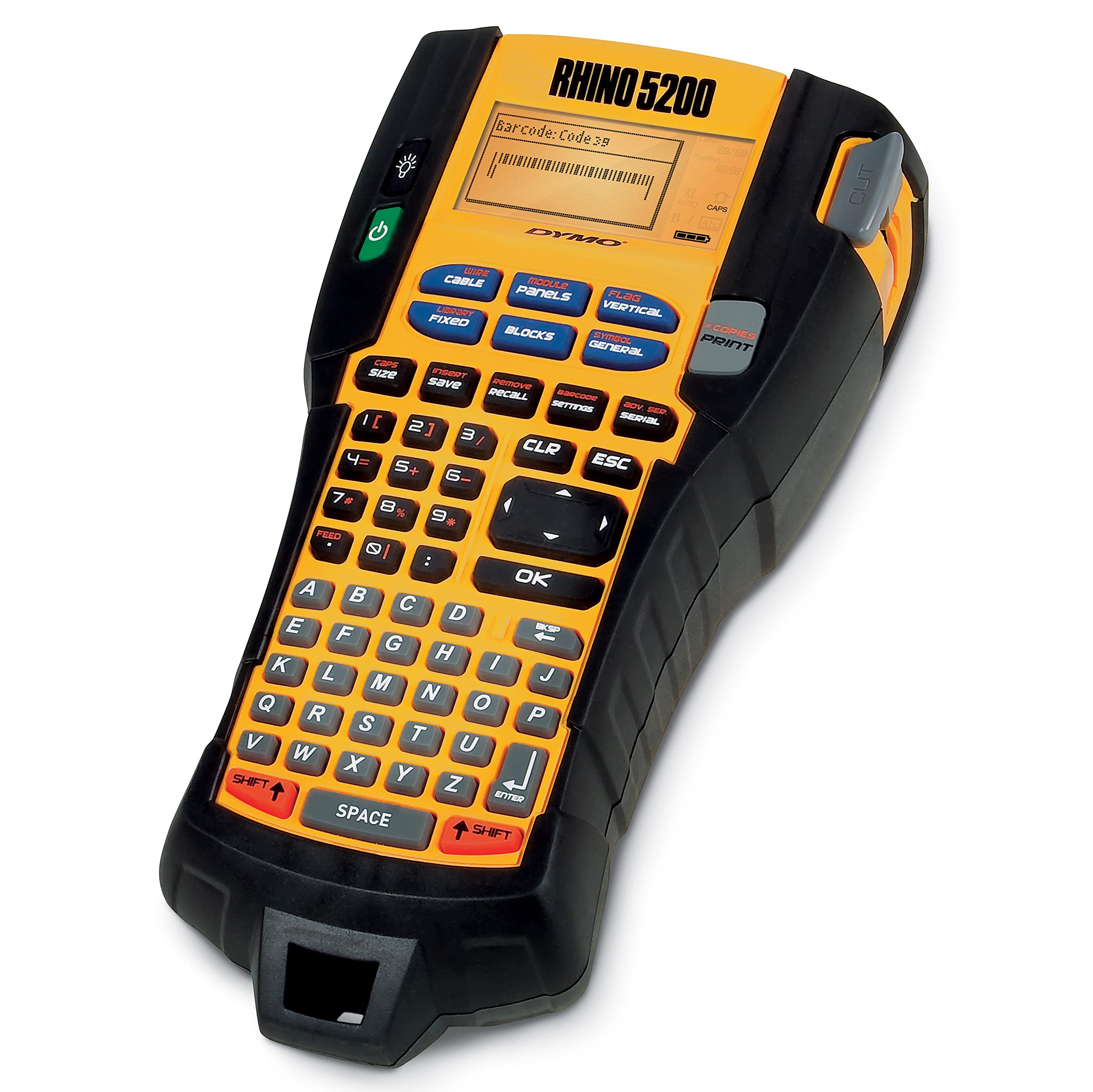 Dymo Rhino 5200 im stabilen Hartschalenkoffer ABC UK/HK Etikettendrucker