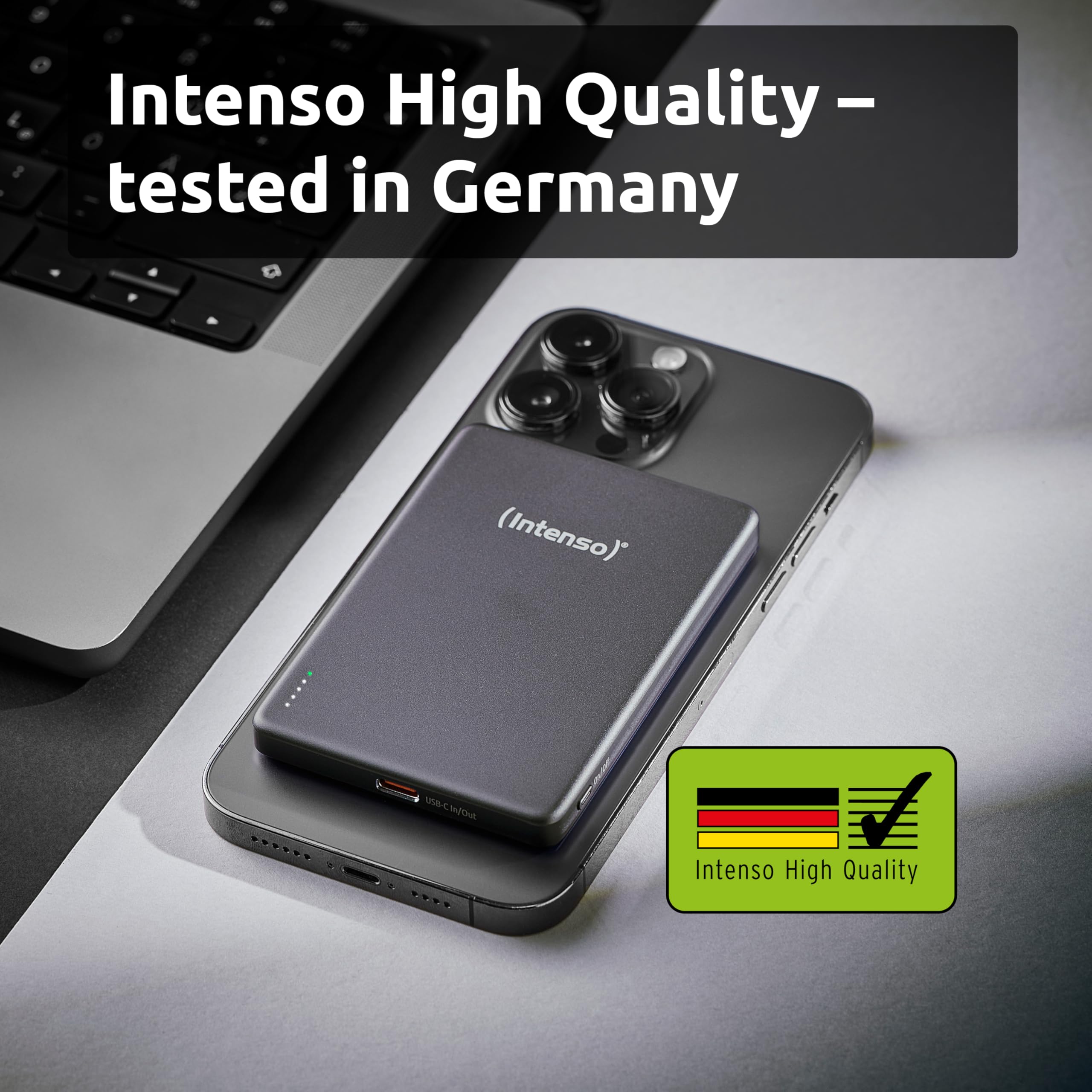 Intenso MW5000 Magnetische Powerbank 5000 mAh – MagSafe kompatibel