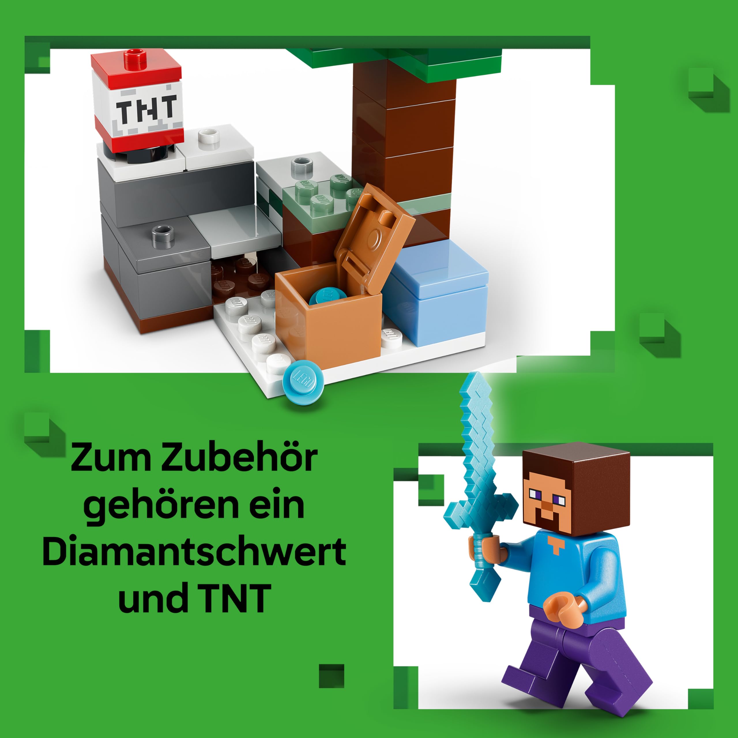 LEGO Minecraft Steves Abenteuer in der Taiga, 21583