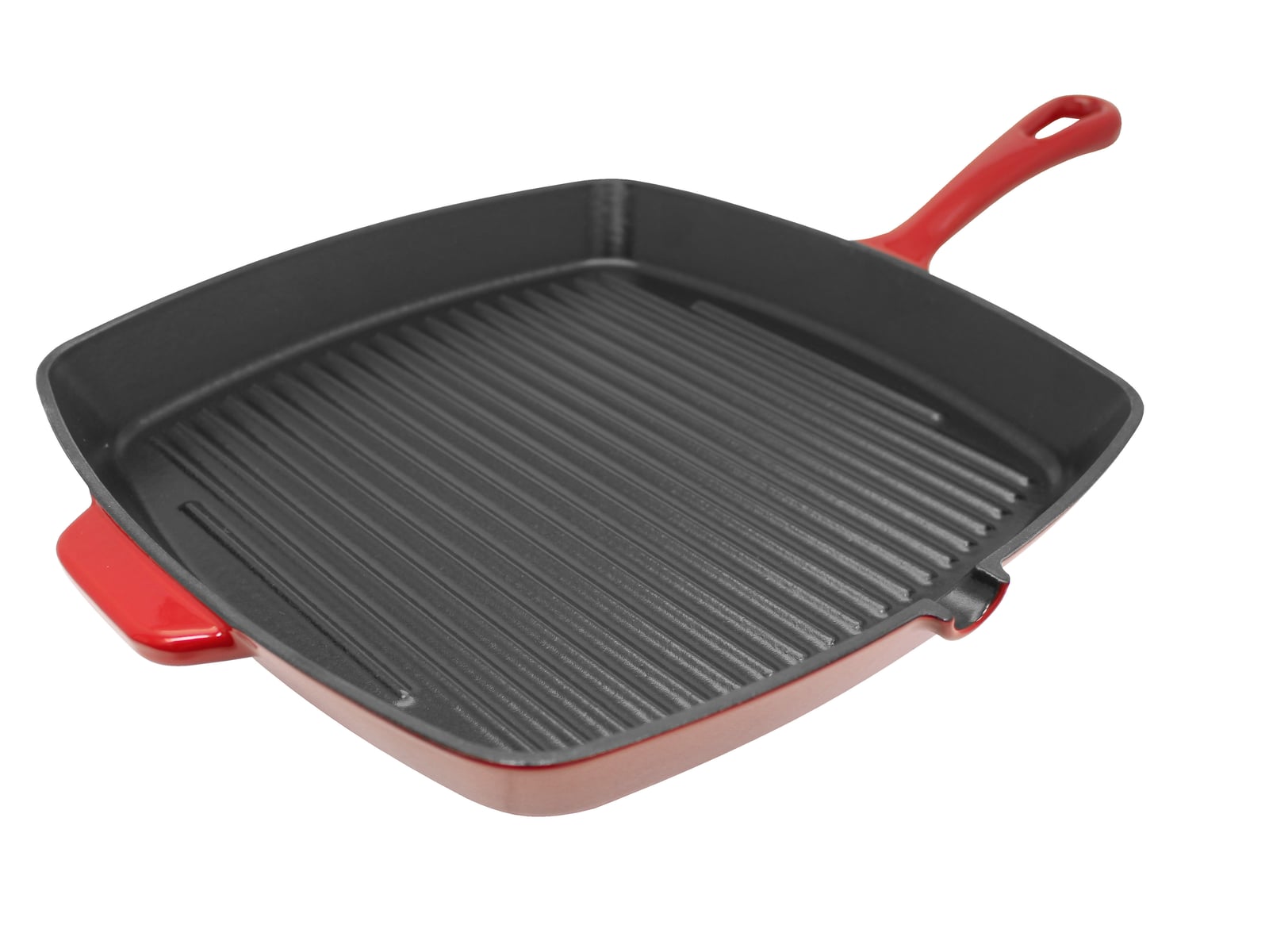 ELO Gusseisen Grillpfanne 28 cm rot