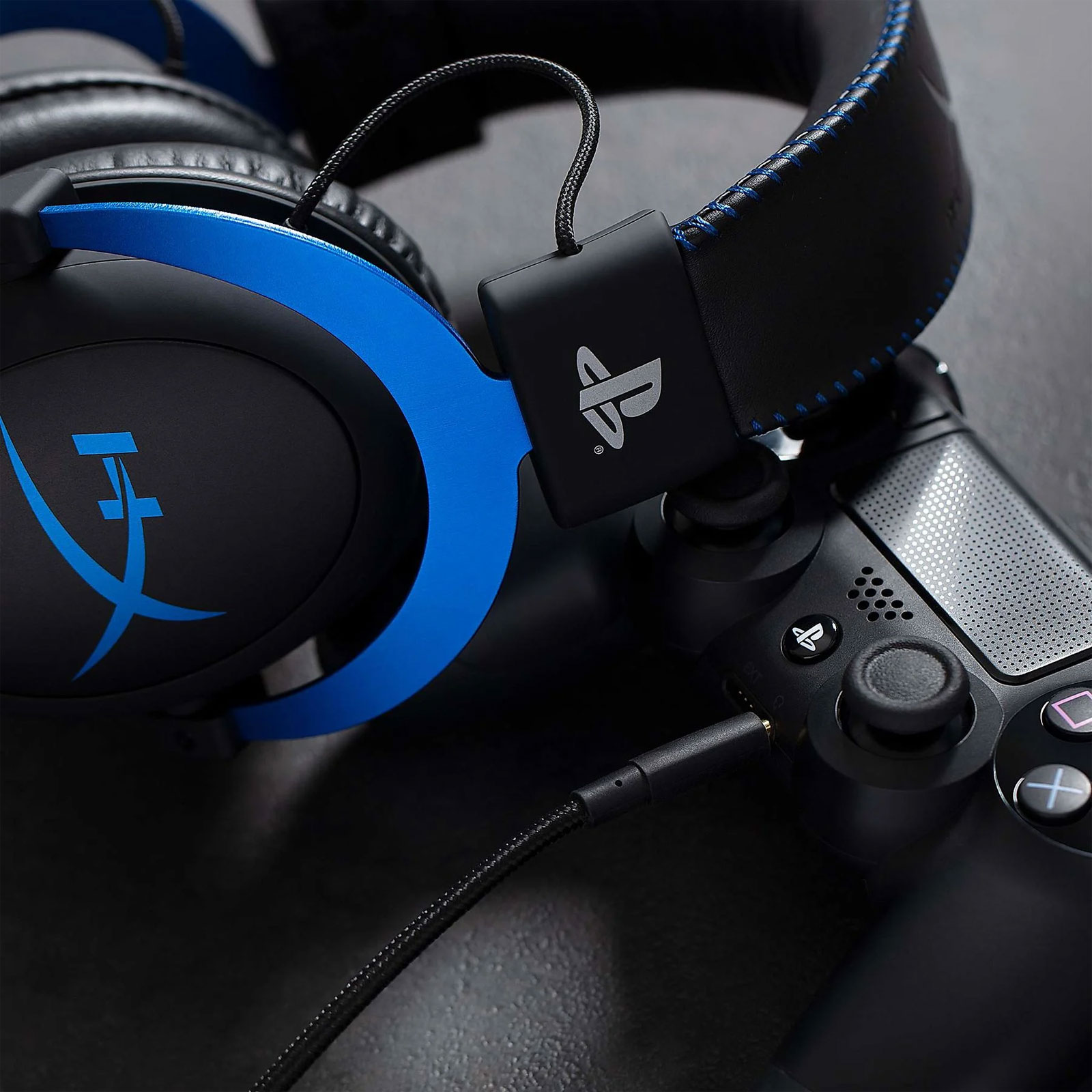 HyperX HyperX Cloud 4P5H9AM#ABB Gaming-Headset (Memory-Schaumstoff, Aluminiumrahmen, Geräuschunterdrückung, lizensiert für Playstation) HyperX HyperX Cloud 4P5H9AM#ABB Gaming-Headset (Memory-Schaumstoff, Aluminiumrahmen, Geräuschunterdrückung, lizensiert für Playstation)