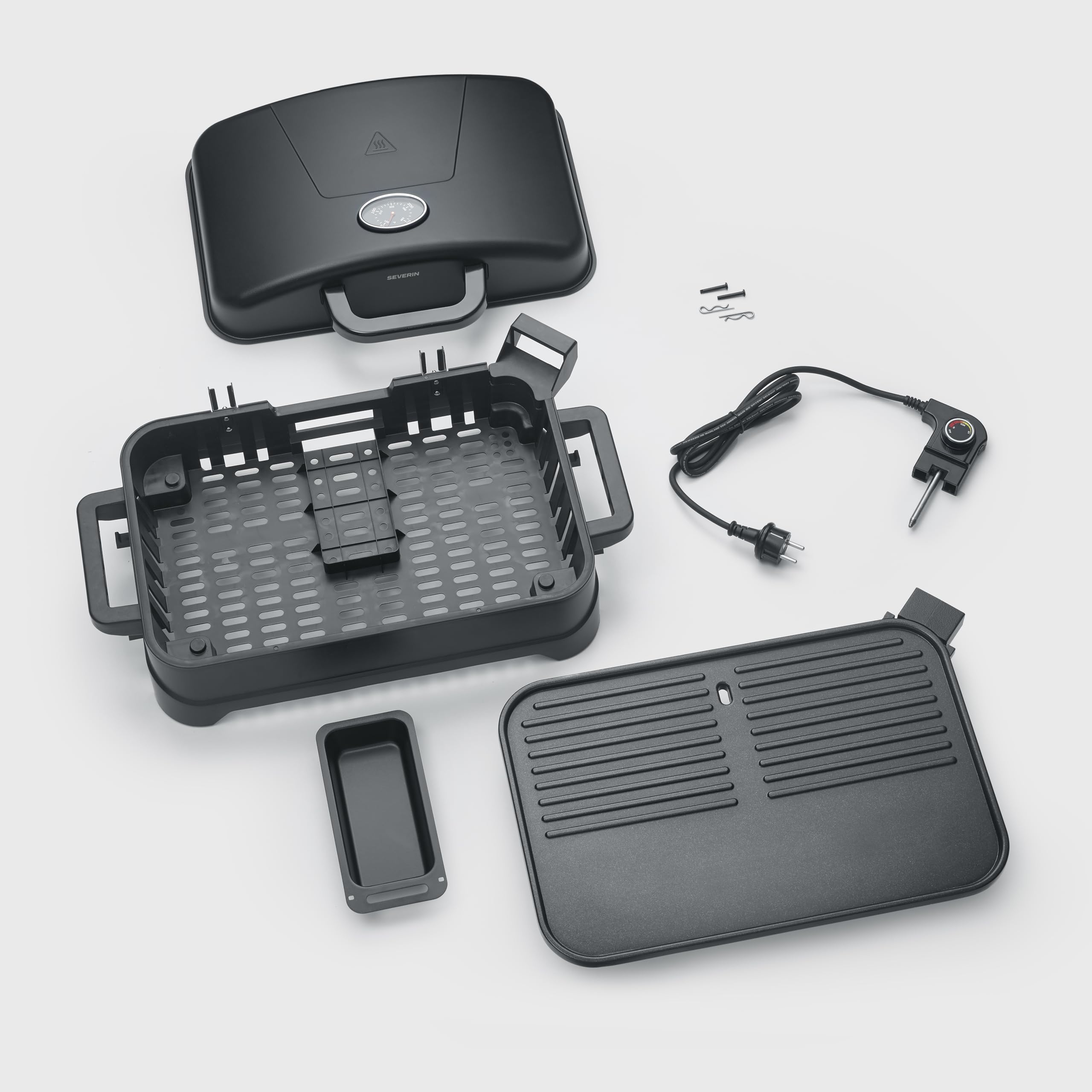 SEVERIN Elektrischer BBQ Grill mit Haube PG 8597