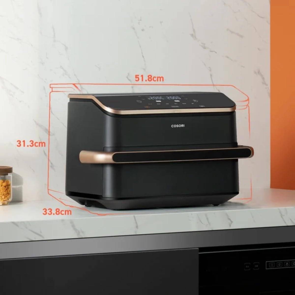 Cosori CAF-TF101S-AEUR Dual Blaze Heißluftfritteuse