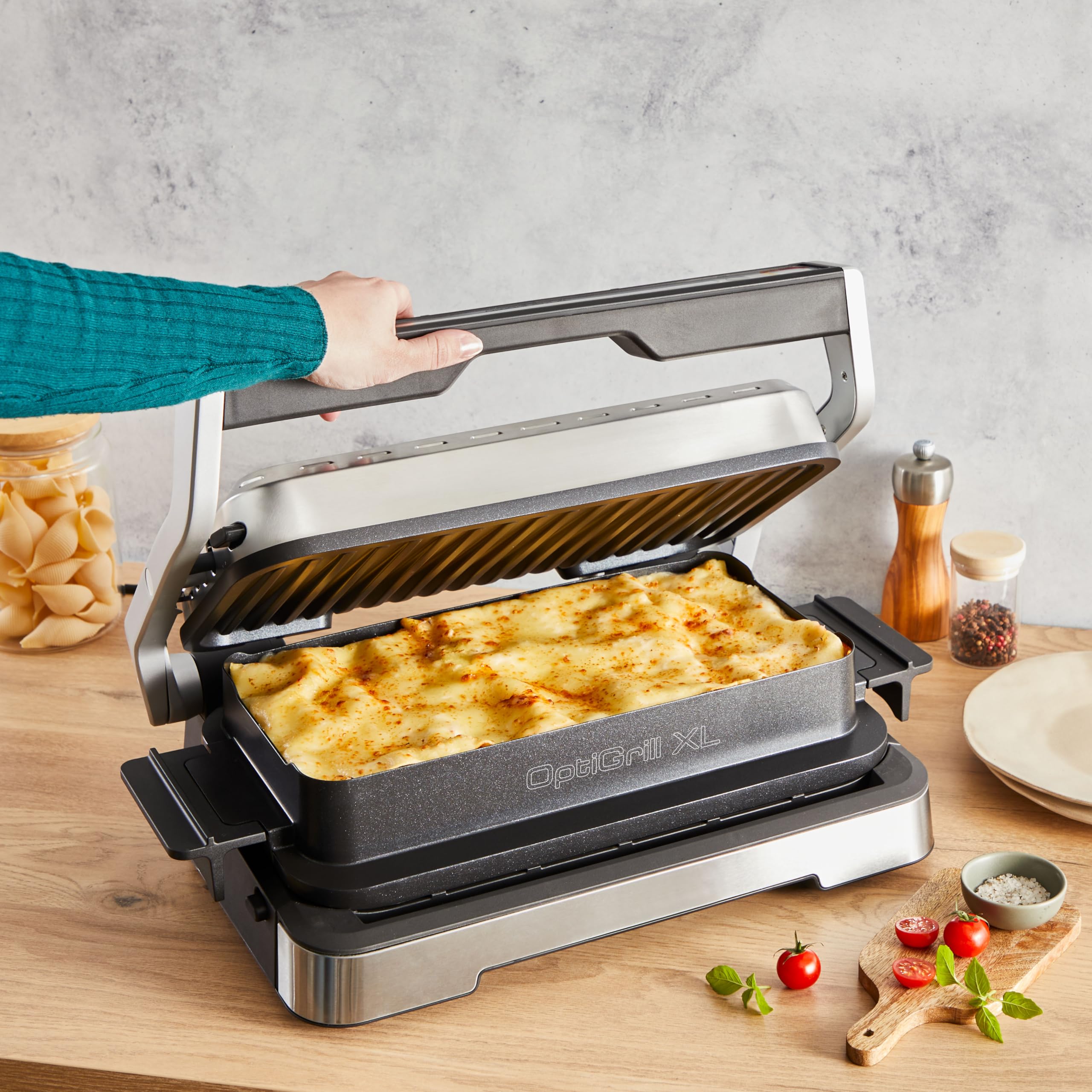 TEFAL XA7358 OptiGrill XL Backschale für OptiGrill 4in1 XL und OptiGrill 2in1 XL