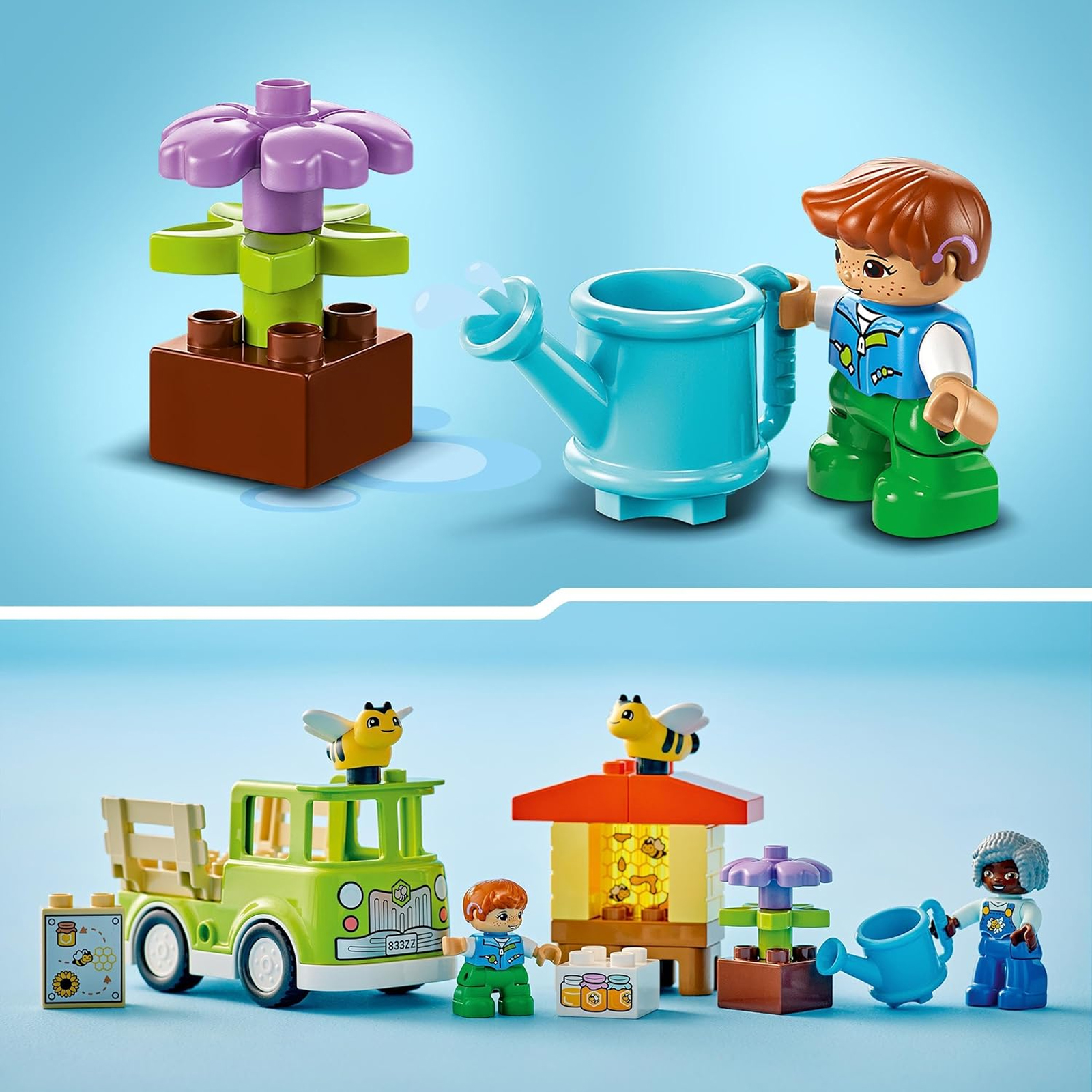 LEGO DUPLO Town Imkerei und Bienenstöcke, Lernspielzeug für Kleinkinder