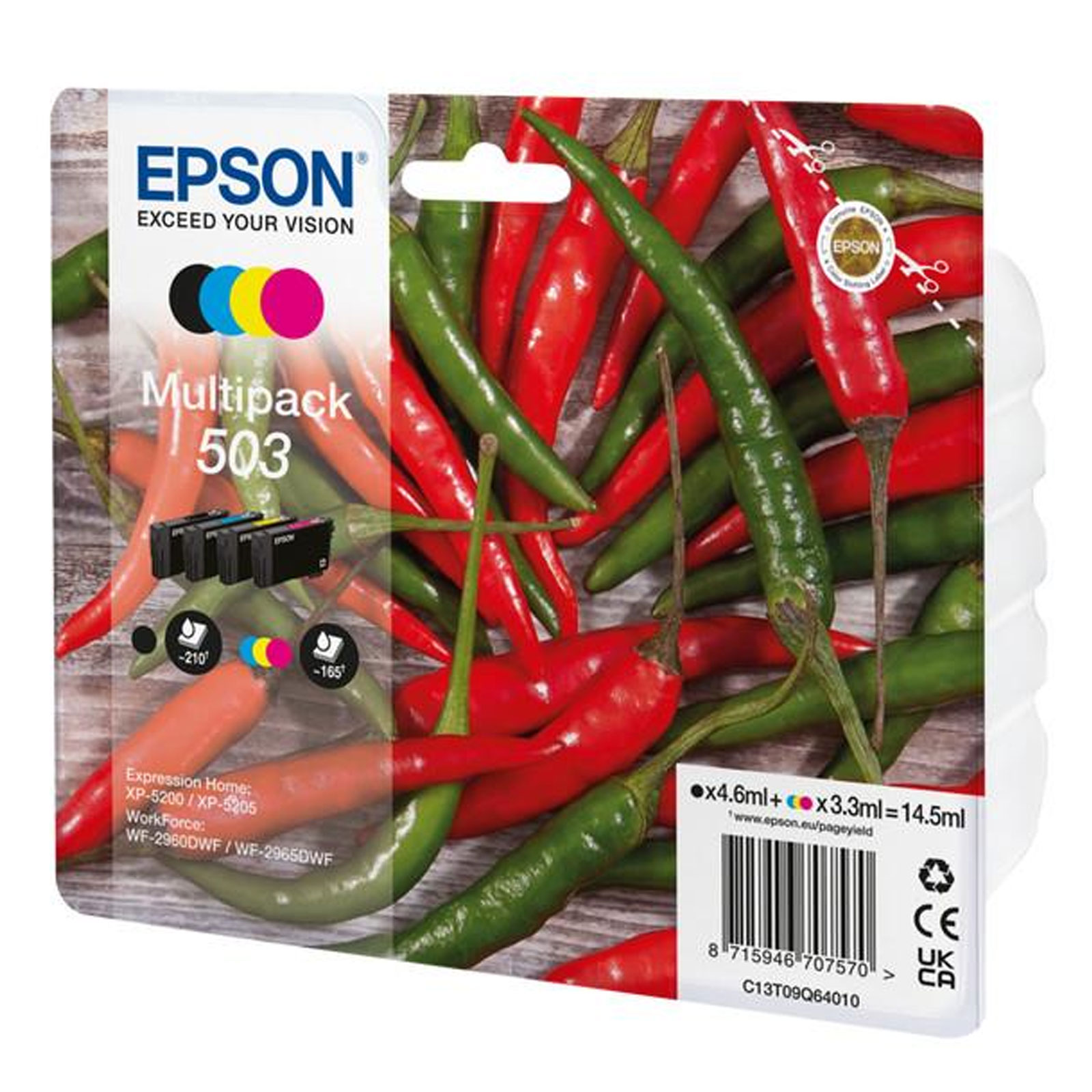 Epson C13T09Q64010 Multipack 4-colours 503 Chillies