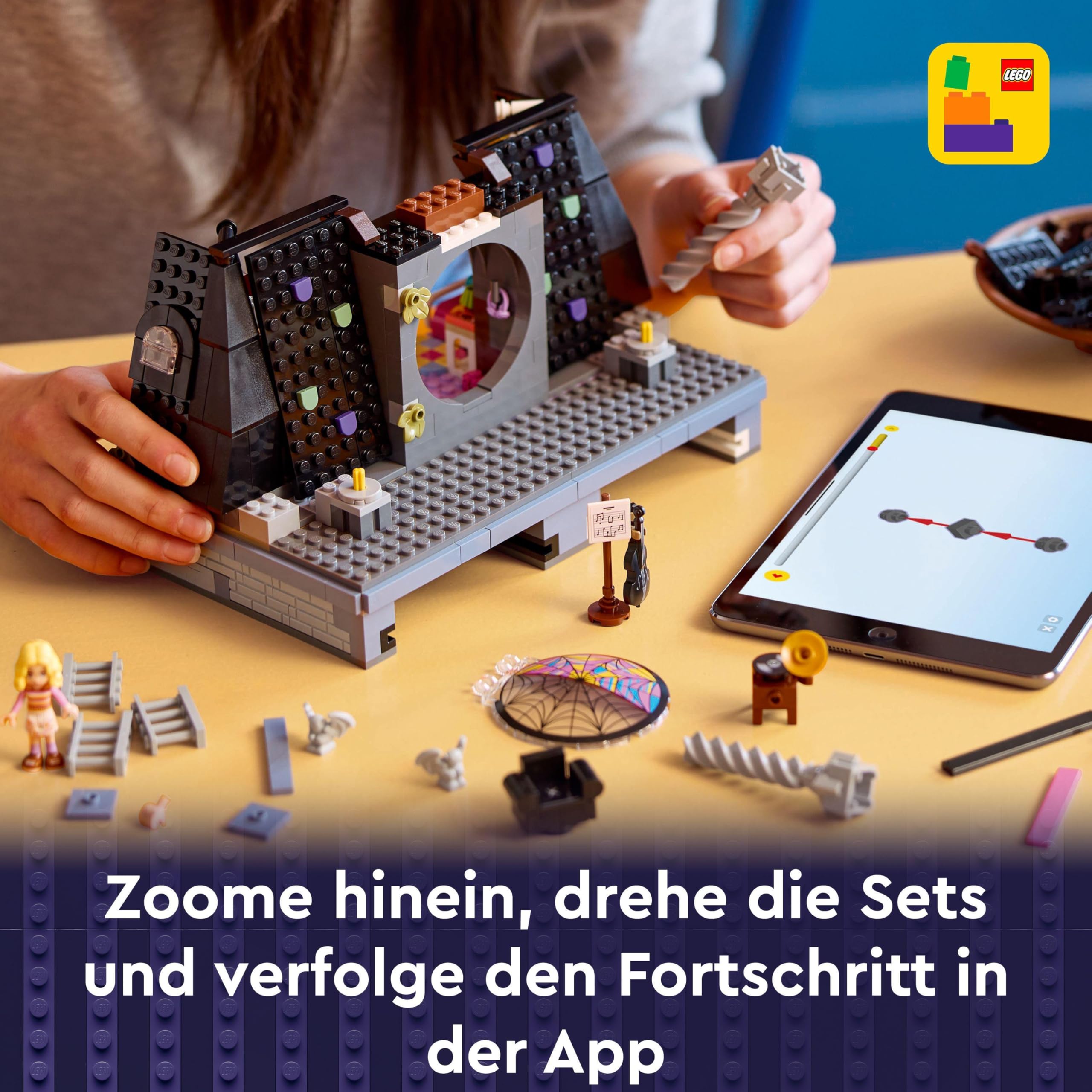 LEGO Wednesday: Wednesdays und Enids Zimmer im Studentenwohnheim 76781