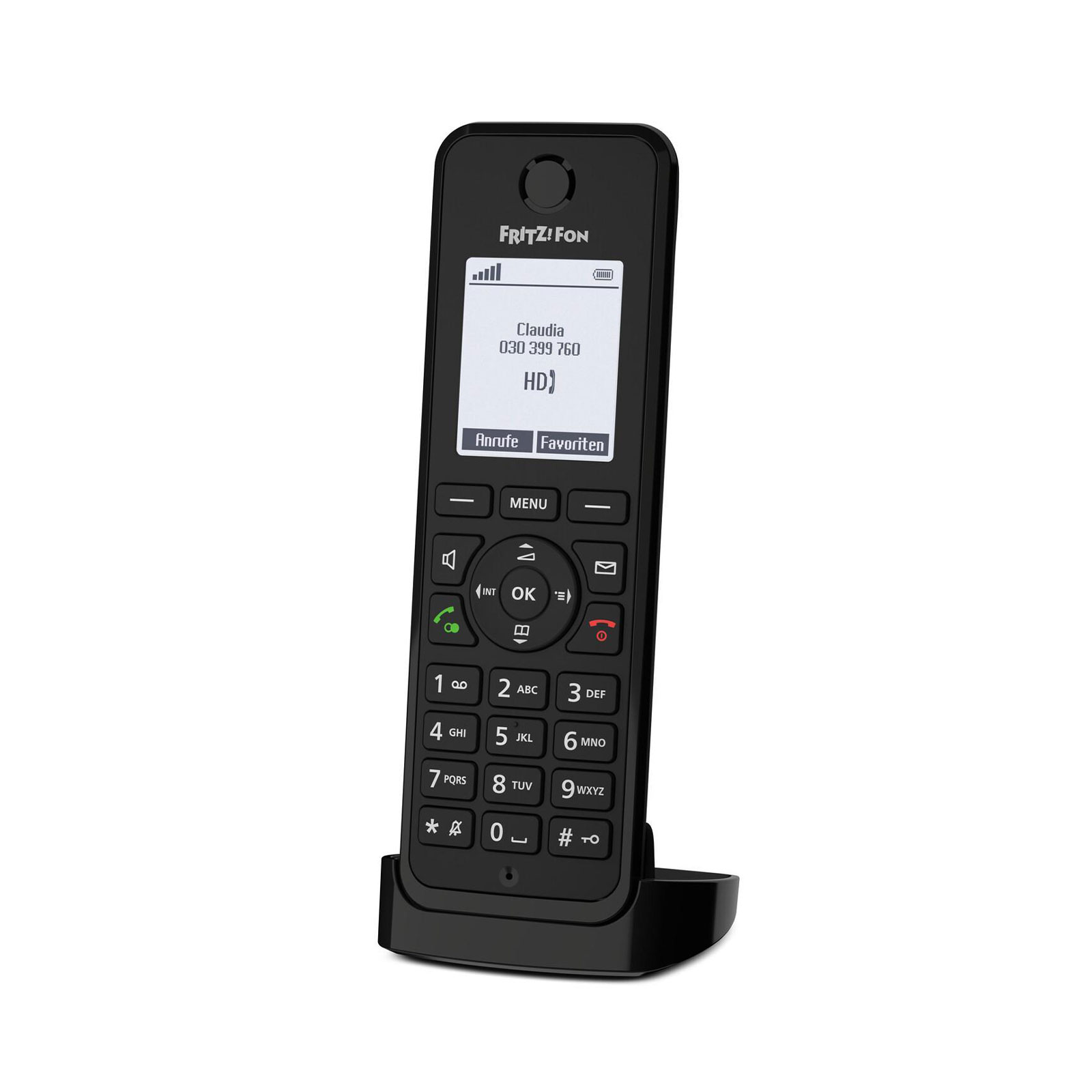AVM FRITZ!Fon M3 Schnurloses Telefon 1 Mobilteil mit Anrufbeantworter DECT