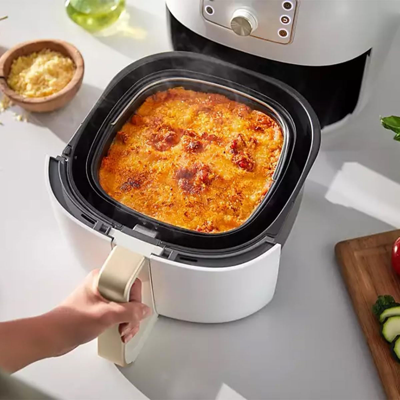 Philips HD9870/20 Airfryer XXL weiß Heißluftfritteuse