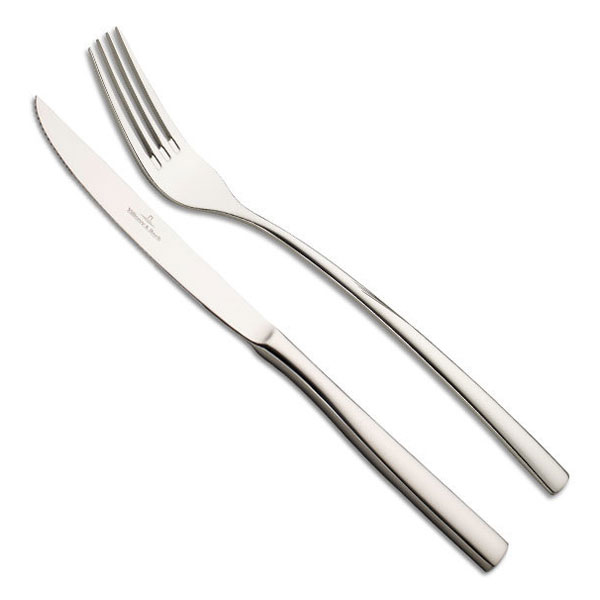 Villeroy & Boch Piemont Steakbesteck 24tlg. Edelstahl 18/10  Villeroy & Boch Piemont Steakbesteck 24tlg. Edelstahl 18/10