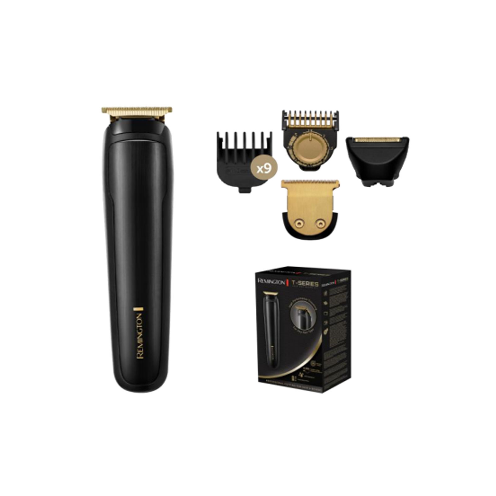 Remington MB 7050 T-Series Haar- und Bartschneider schwarz Remington MB 7050 T-Series Haar- und Bartschneider schwarz
