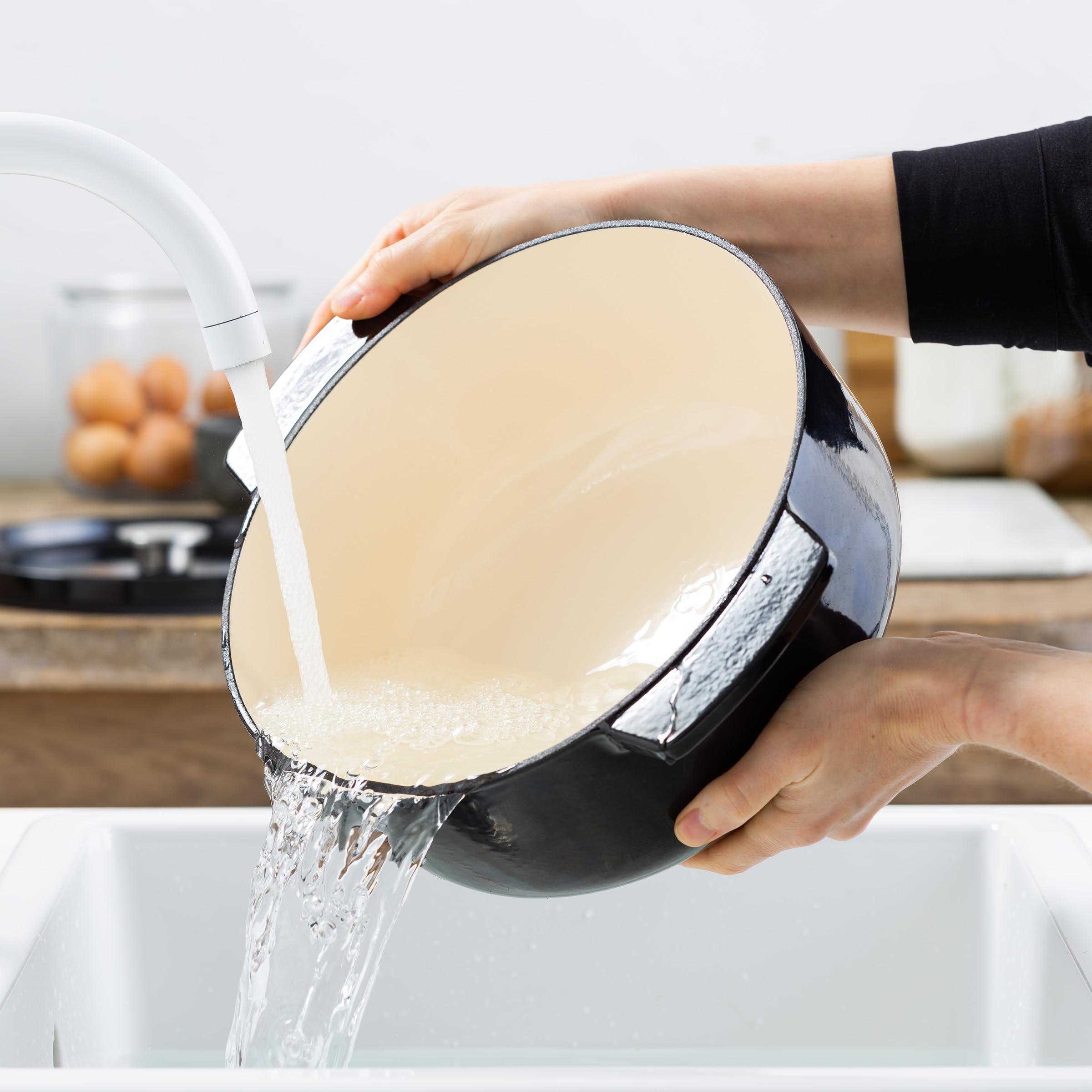 KitchenAid CC006061-001 Bräter mit Deckel - Rund - 5.2L 26cm Schwarz