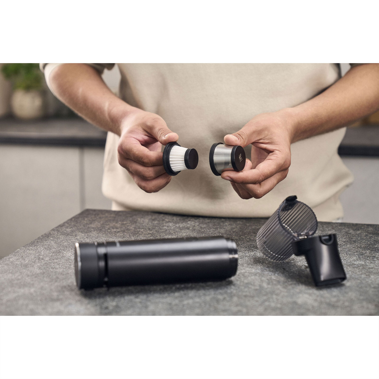 ZWILLING 1029707 XTEND Akku-Handstaubsauger ohne Stiel