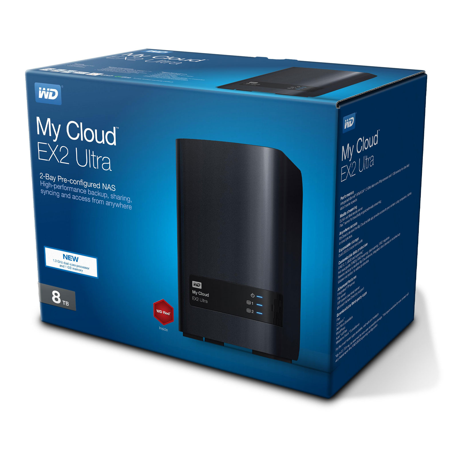 WD (Western Digital) My Cloud EX2 Ultra 4TB schwarz NAS Server