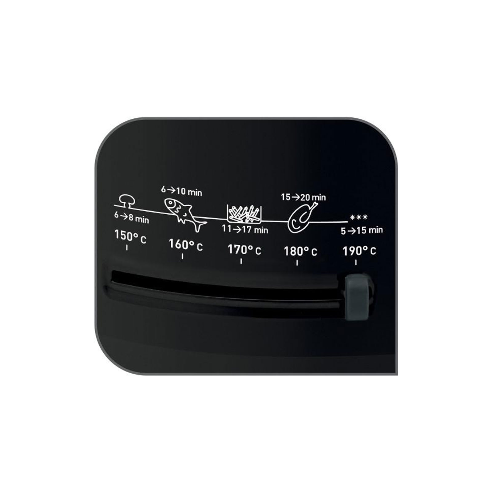 Tefal FF1608 Simply One Fritteuse schwarz