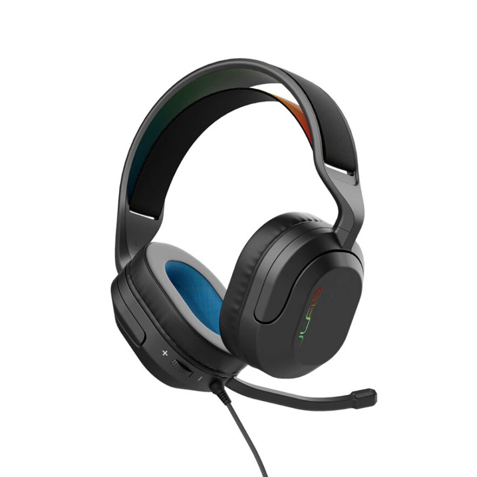 JLab Gaming Nightfall Wired Headset On Ear - Schwarz