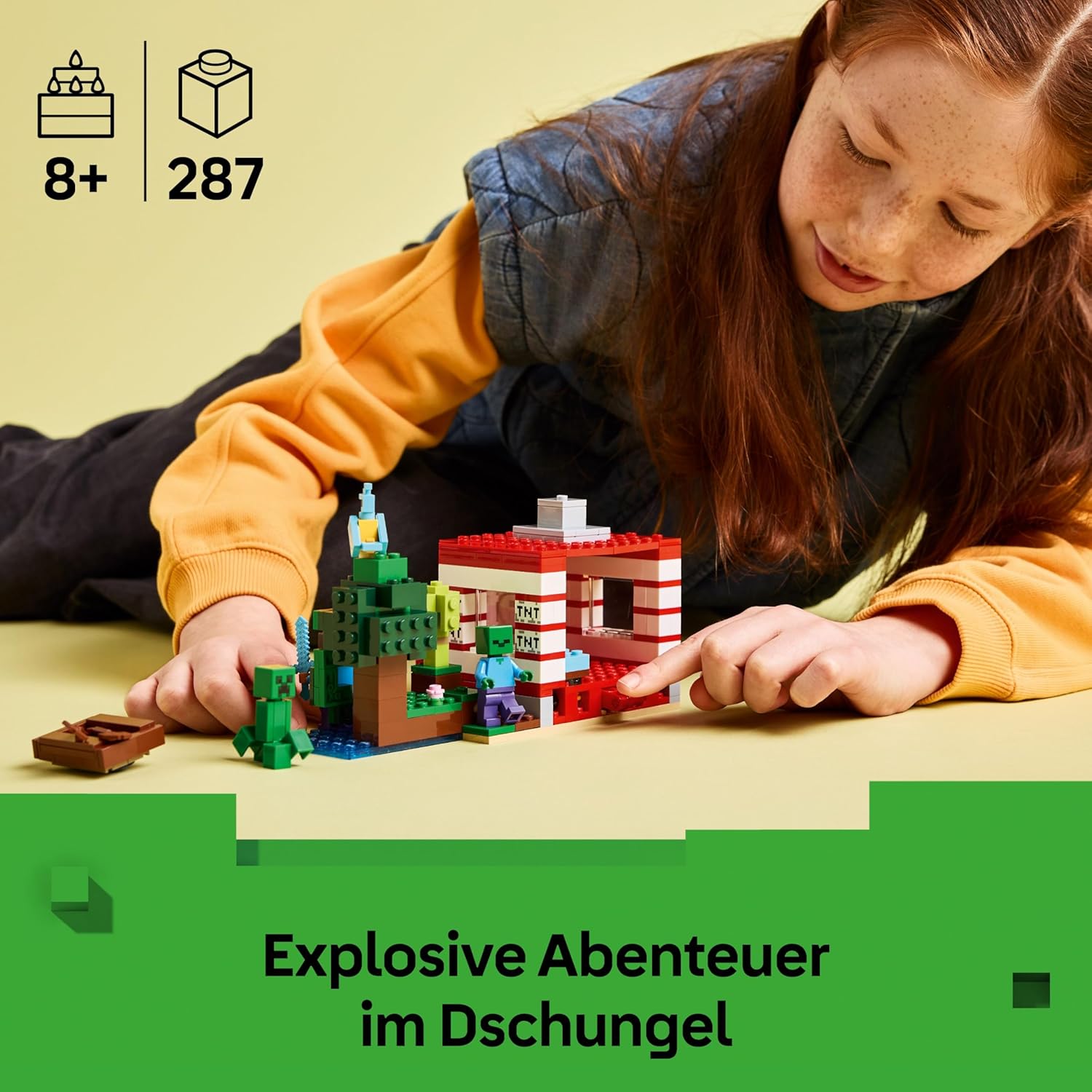 LEGO Minecraft Das TNT-Dschungelhaus 21275