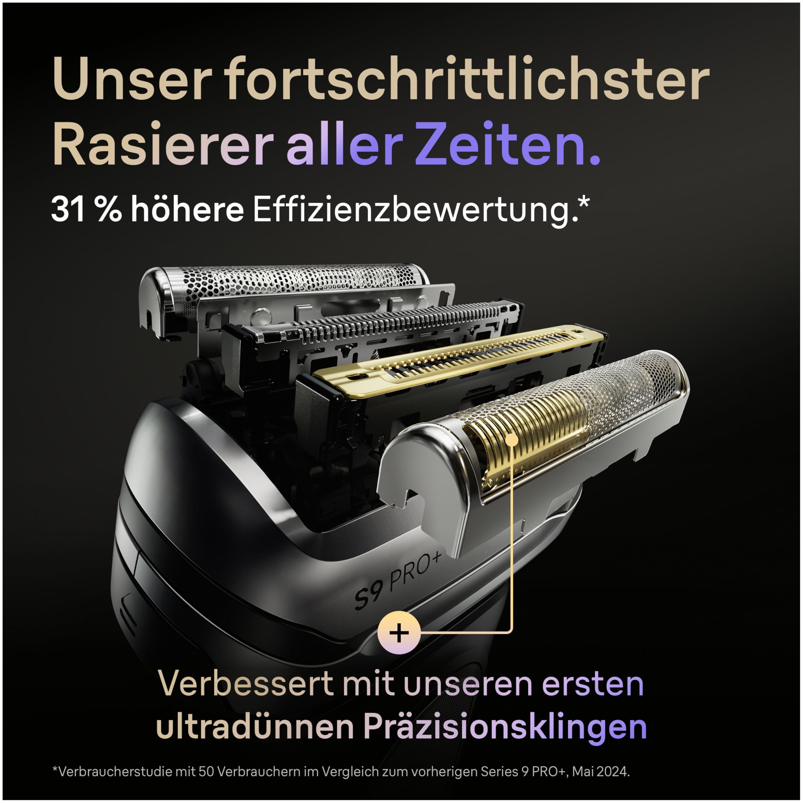 BRAUN Series 9 PRO+ 9615s  Elektrorasierer Herrenrasierer Ladestation Rasur