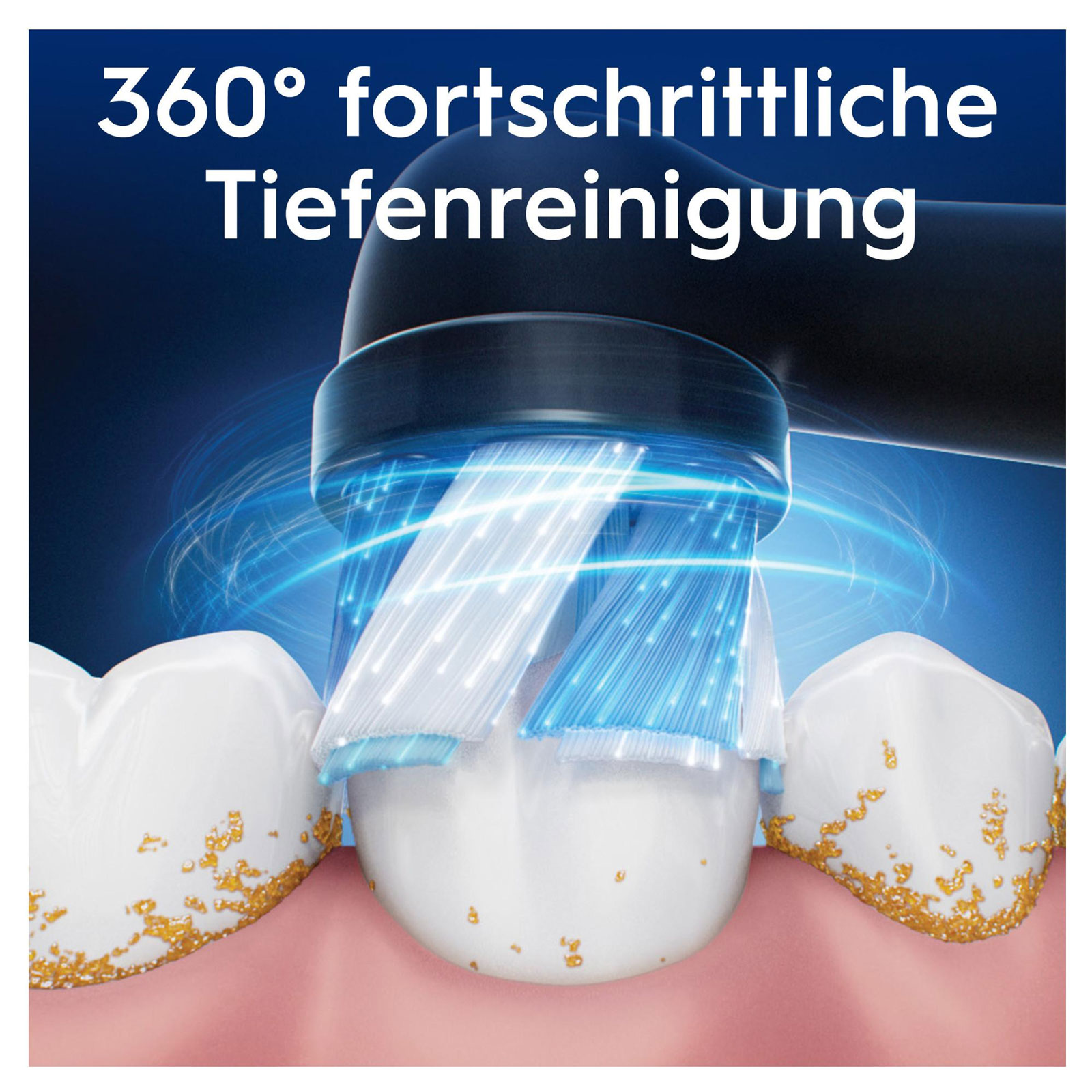 Oral-B iO Ultimative Reinigung, Original Aufsteckbürsten, Schwarz, 2er (passend für die Oral-B iO elektrische Zahnbürste)