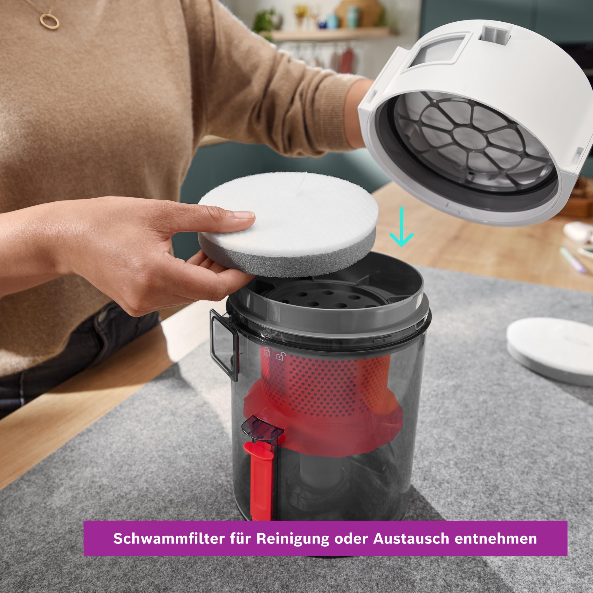 Bosch Schwammfilter BHZRSFD für Spotless + und Spotless Advanced