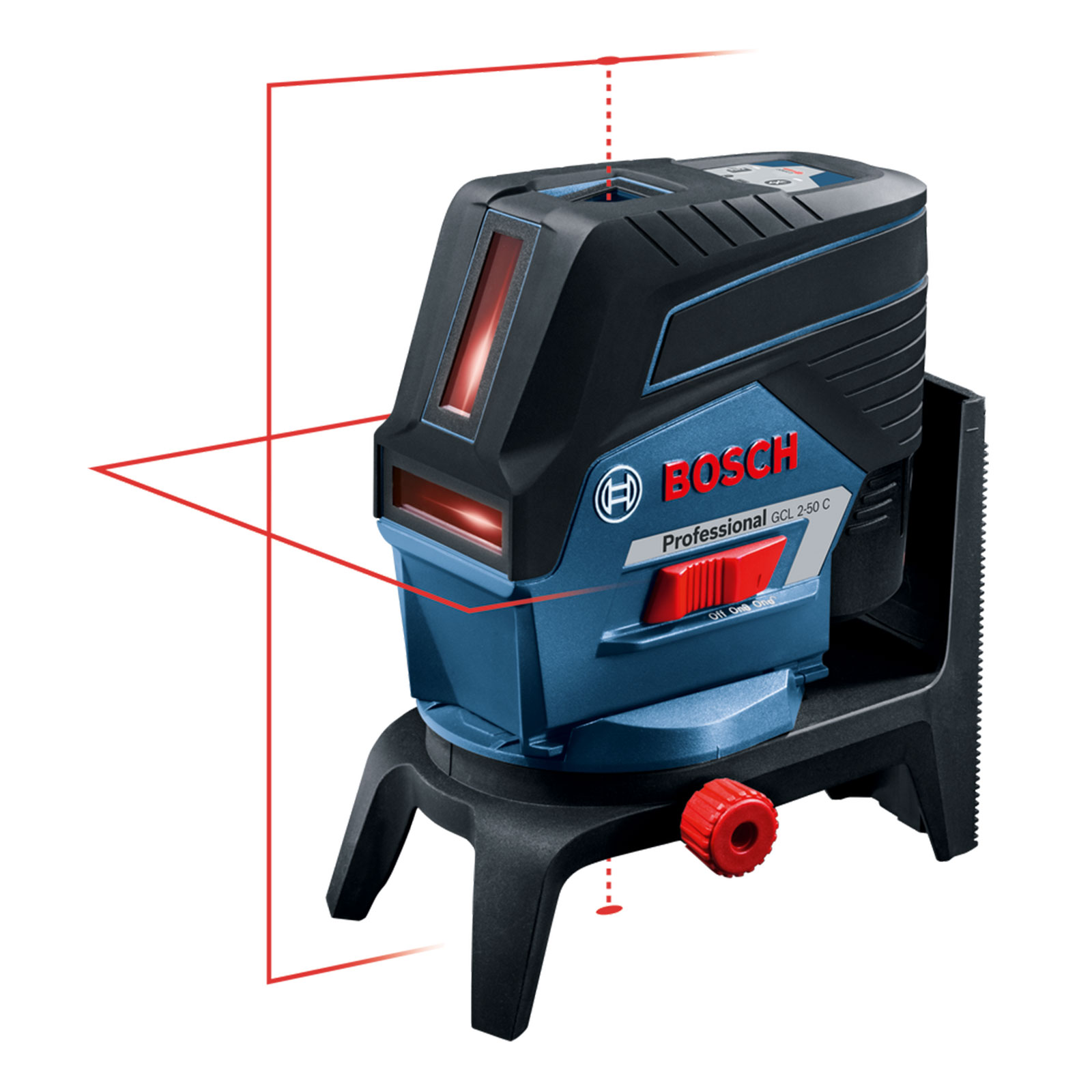Bosch Professional GCL 2-50 C + RM2 + BM3 + L-Boxx CC