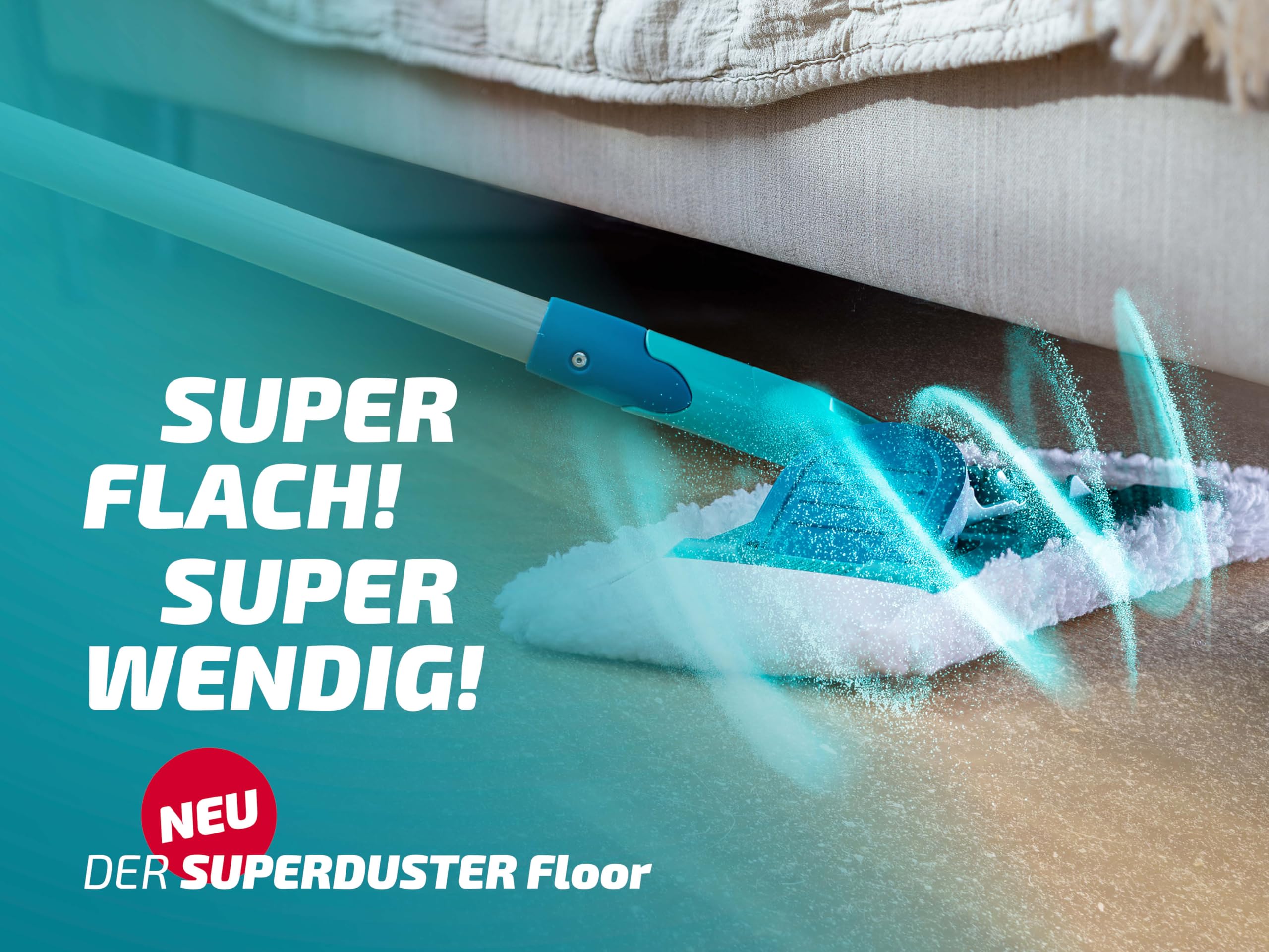 Leifheit 55517 SUPERDUSTER Floor Staubwischer Staubbezug