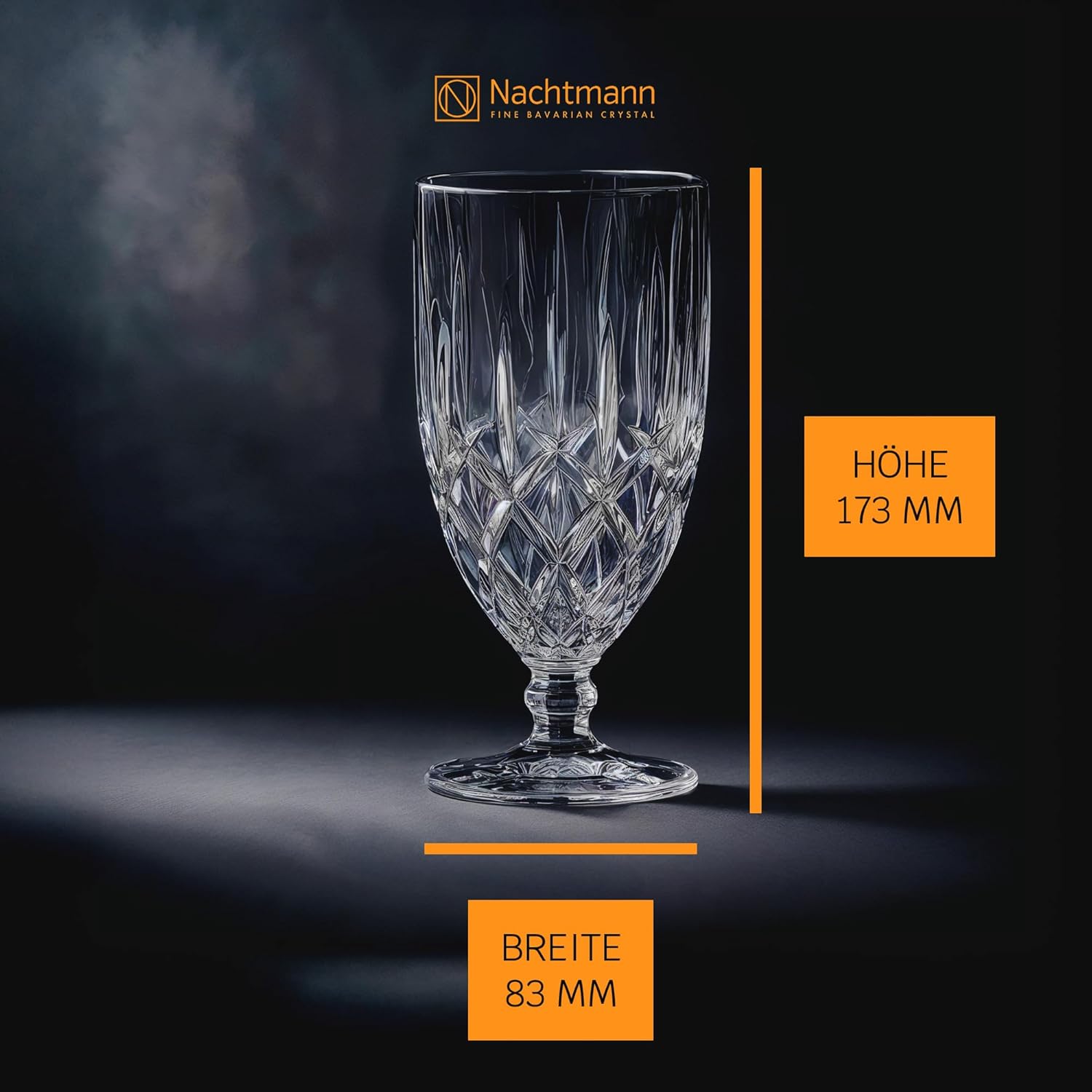 Nachtmann Noblesse Bierkelch, Bierglas, Eisteeglas, 4er-Set