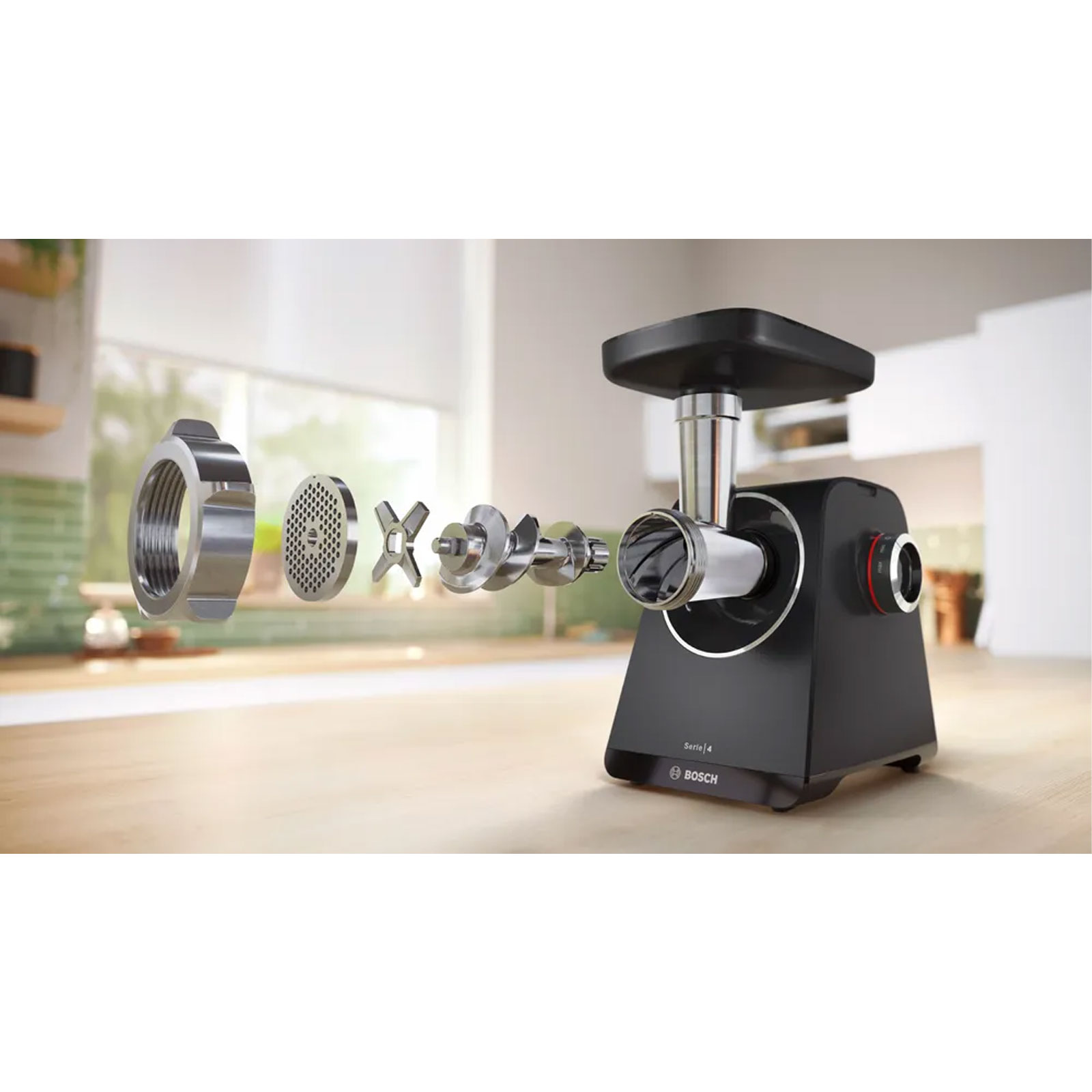 Bosch Serie 4 MFWS450B Fleischwolf 500 W Schwarz
