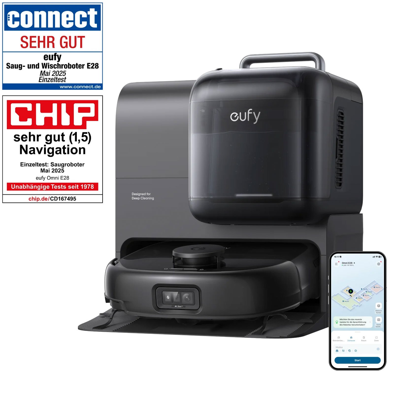 eufy Omni E28 Saug- und Wischroboter