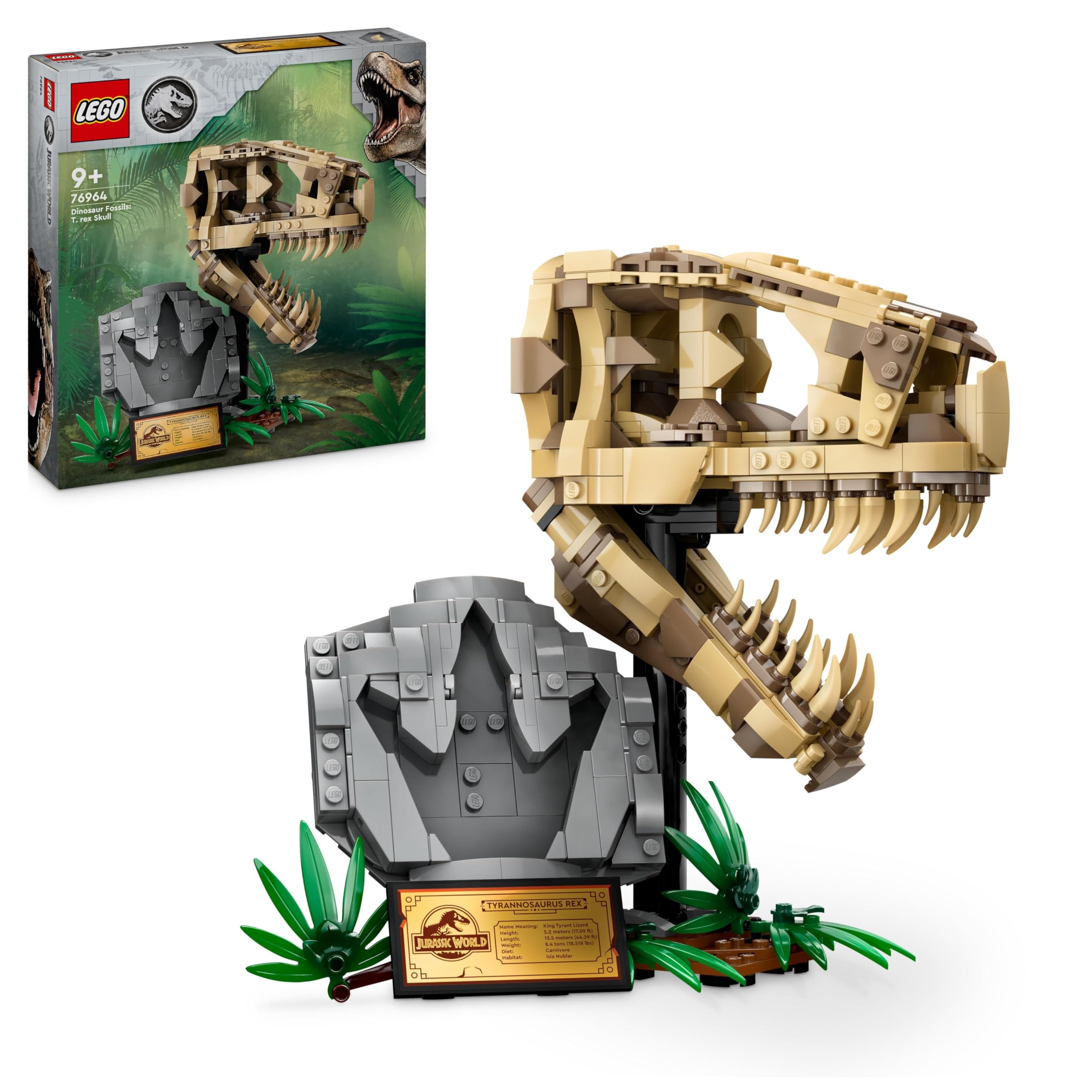 LEGO Jurassic World Dinosaurier-Fossilien: T.-rex-Kopf 76964