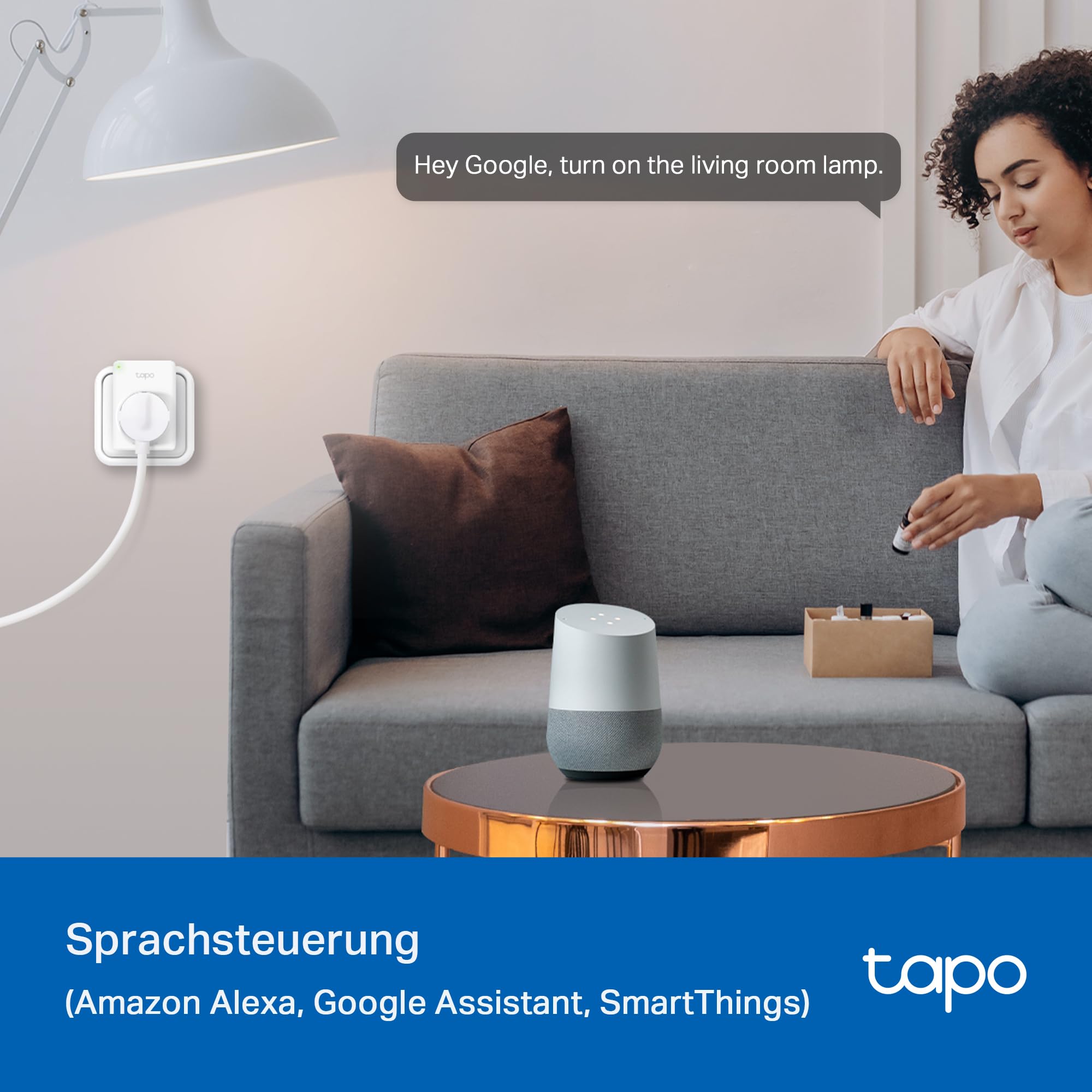 TP-Link Tapo Smart WLAN Steckdose Tapo P110 mit Energieverbrauchskontrolle