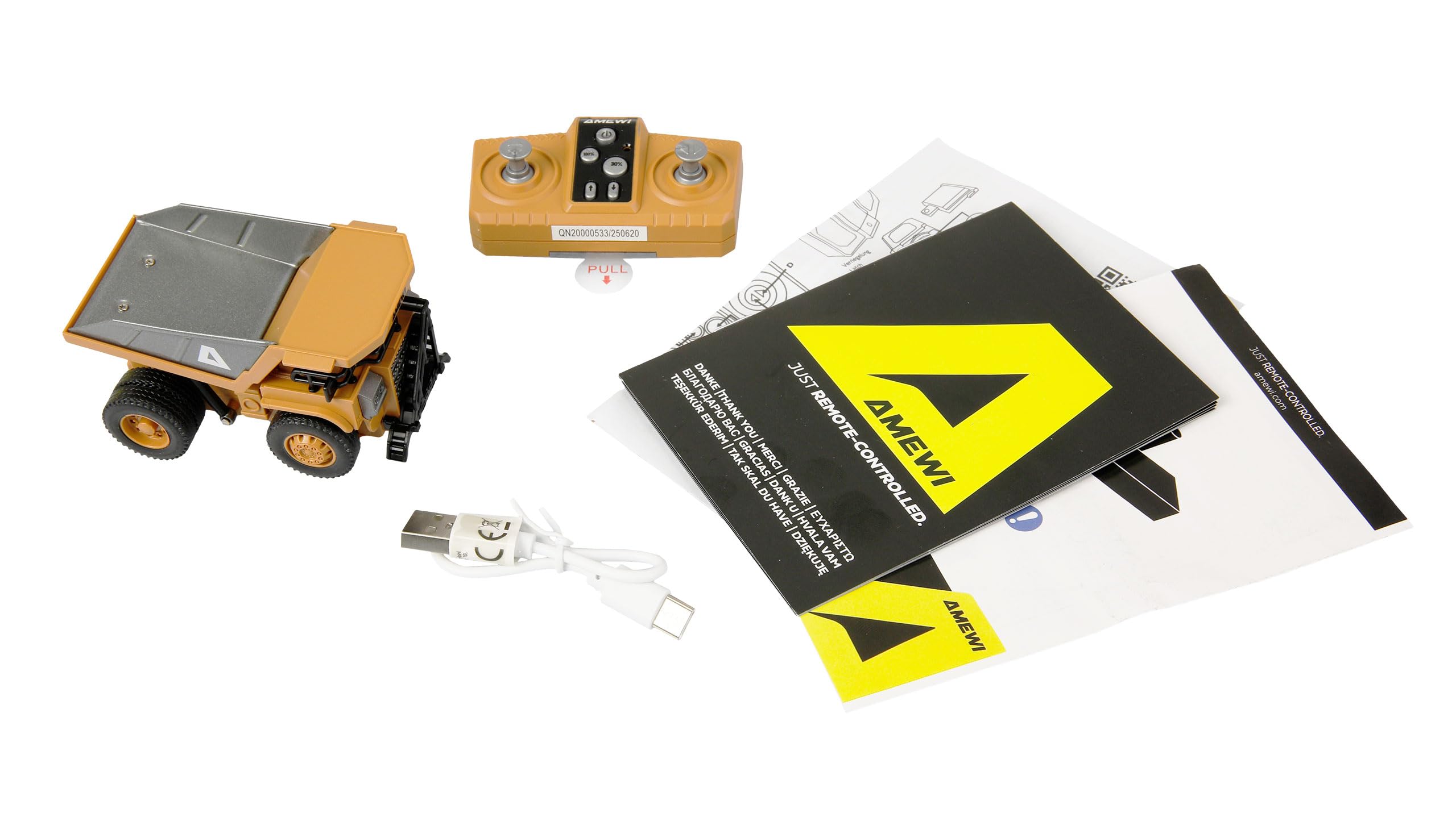 Ferngesteuerter Mini-Kipper aus Metall 8-Kanal 1:64 RTR