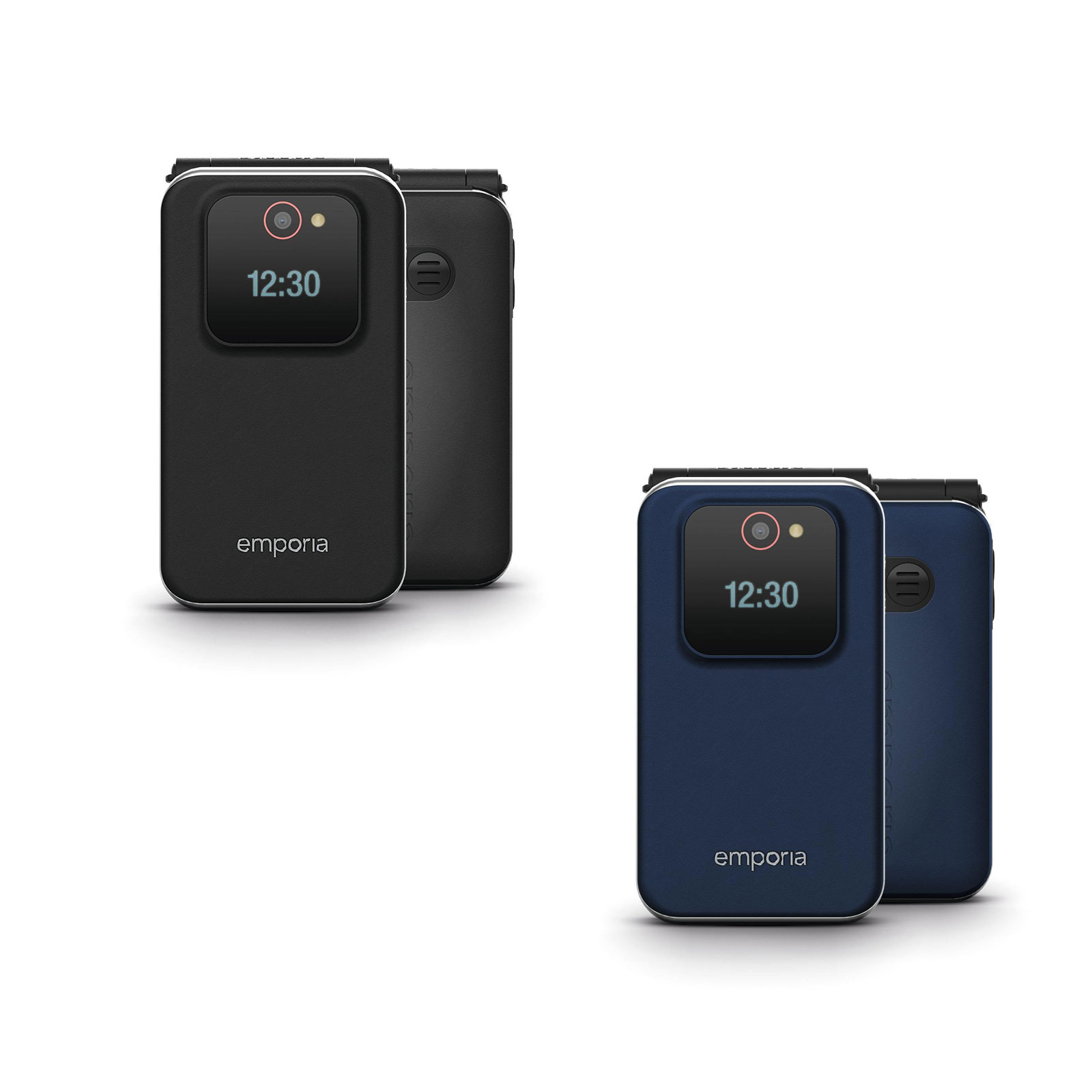 Emporia JOY 4G/LTE Black - Modell 2025 Handy (Seniorenhandy, Klapp)
