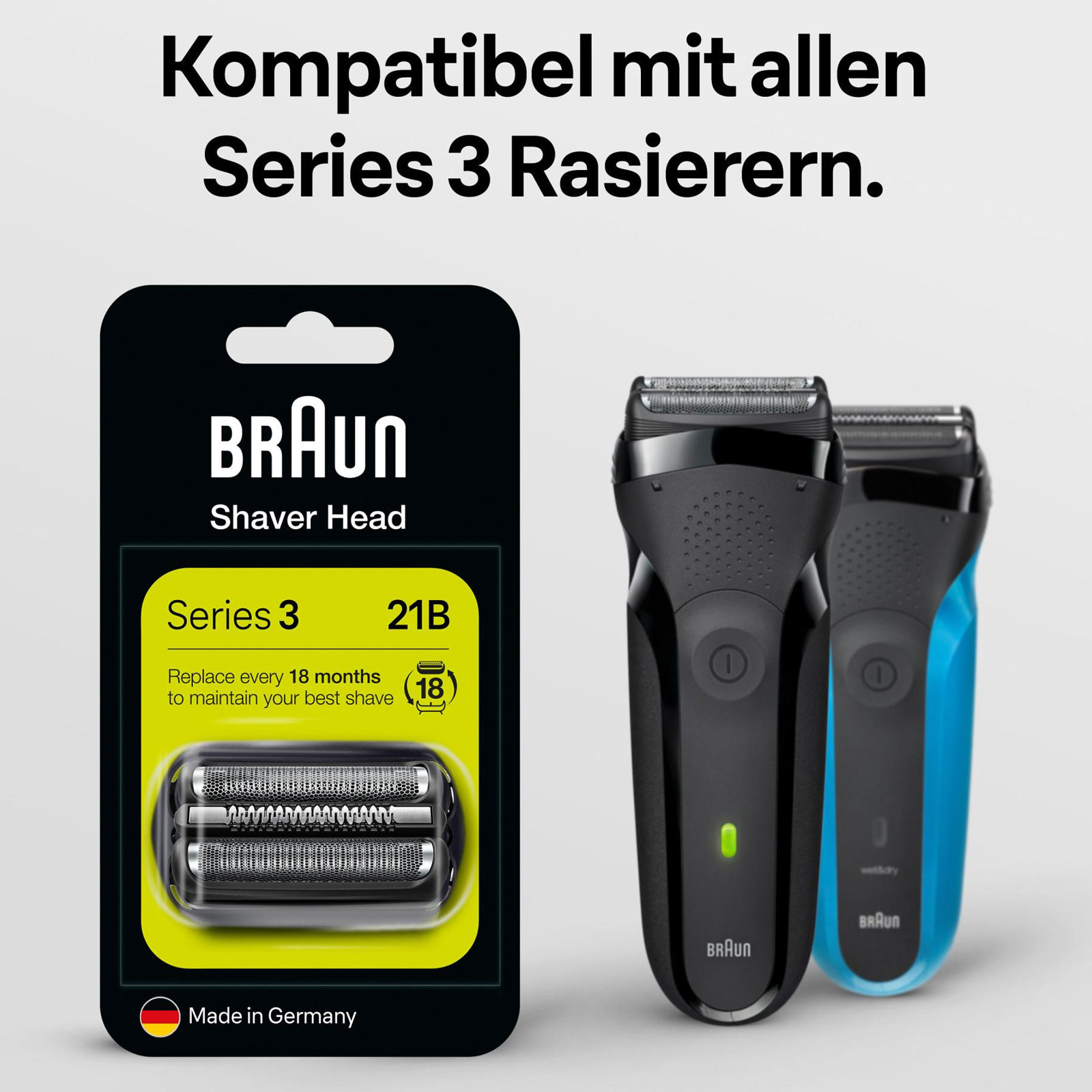 BRAUN Kombipack KP 21B schwarz