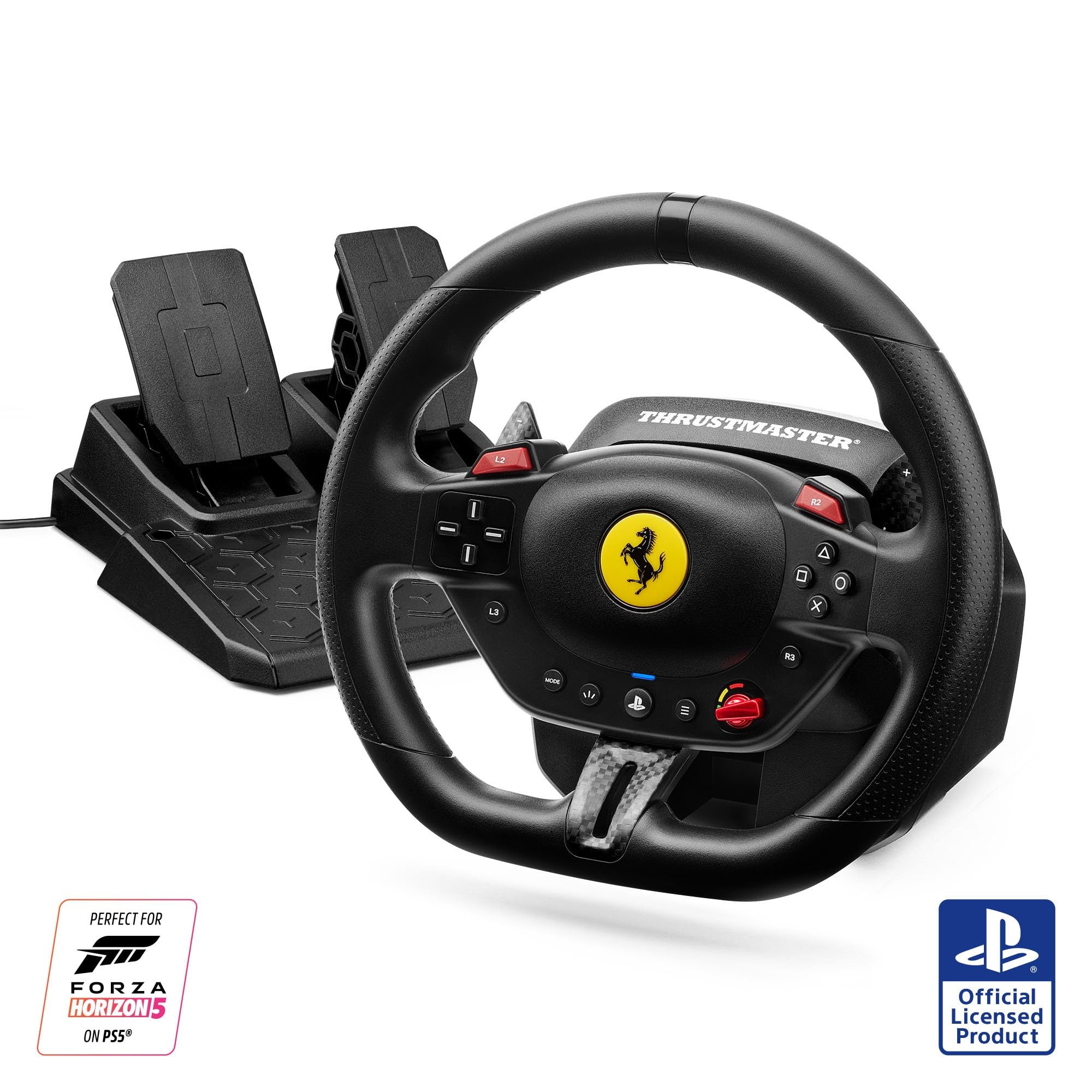 Thrustmaster T98 Ferrari 296 GTB, Rennlenkrad für PS5, PS4, PC