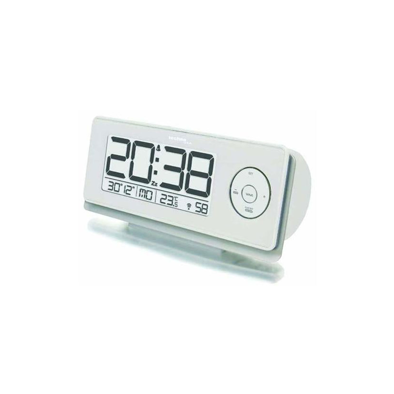 TechnoLine WT 498 Funkwecker mit LED Display, Lichtsenzor, Funkuhrzeit