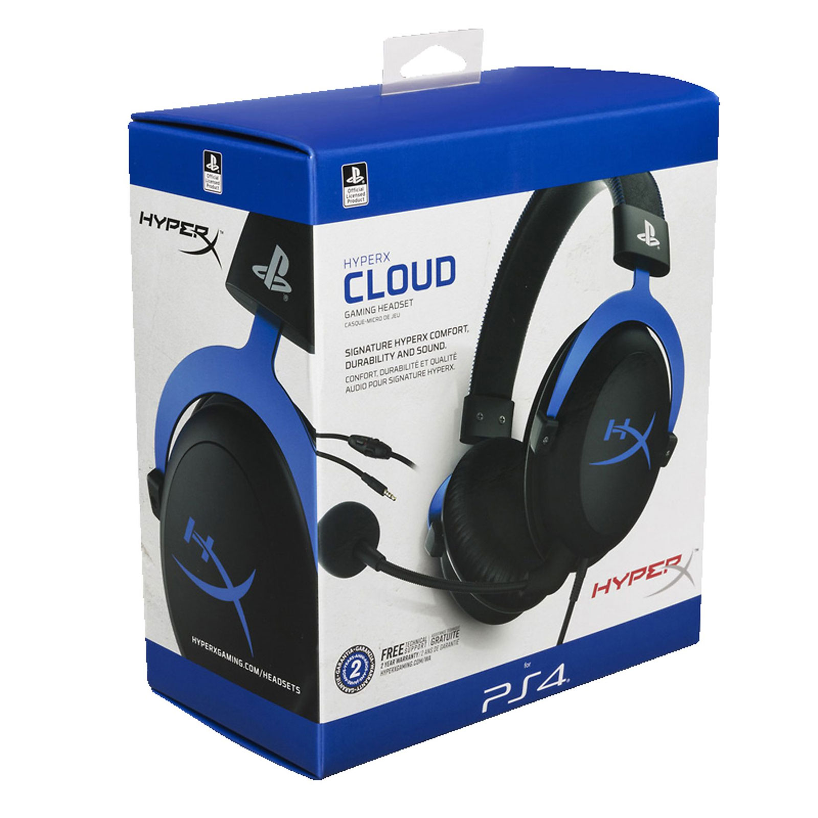 HyperX HyperX Cloud 4P5H9AM#ABB Gaming-Headset (Memory-Schaumstoff, Aluminiumrahmen, Geräuschunterdrückung, lizensiert für Playstation) HyperX HyperX Cloud 4P5H9AM#ABB Gaming-Headset (Memory-Schaumstoff, Aluminiumrahmen, Geräuschunterdrückung, lizensiert für Playstation)