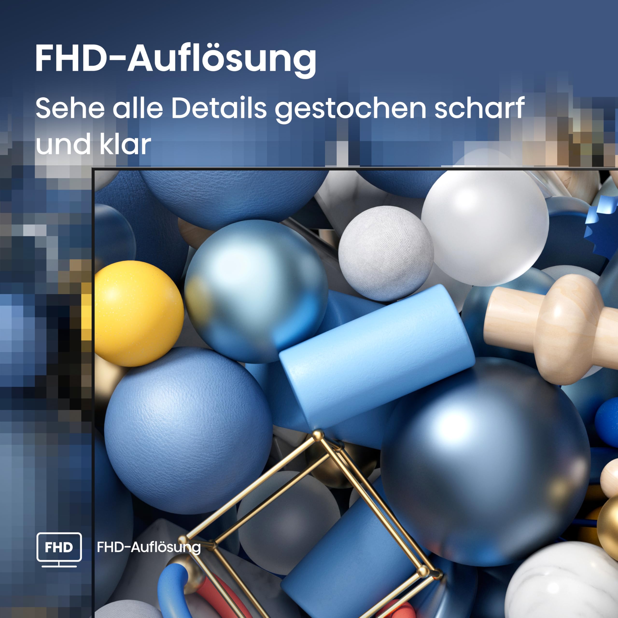 Hisense 40A5Q Fehrnseher, 40 Zoll, 2K QLED, Smart TV