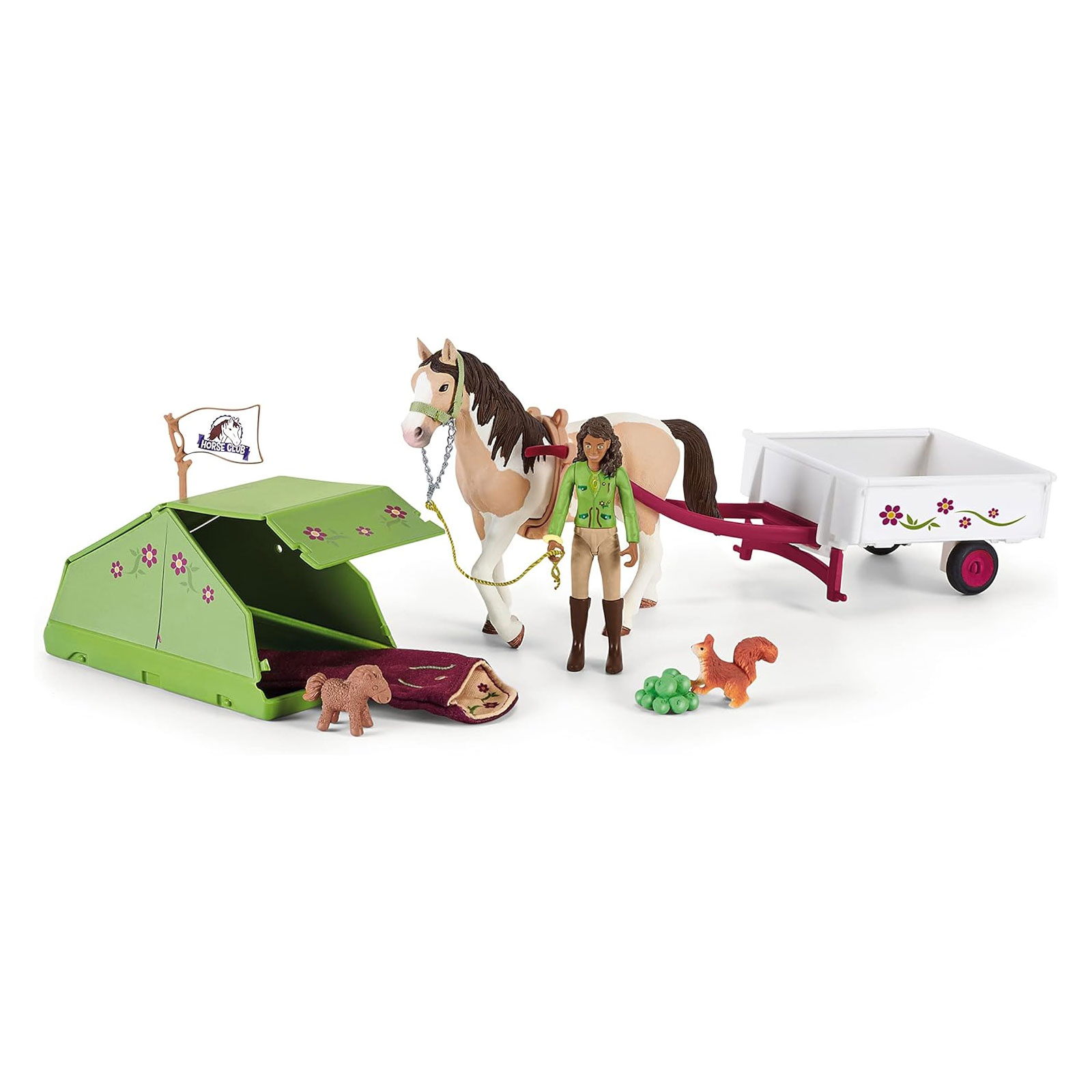 Schleich Horse Club Sarahs Campingausflug Spielfiguren-Set (42533)