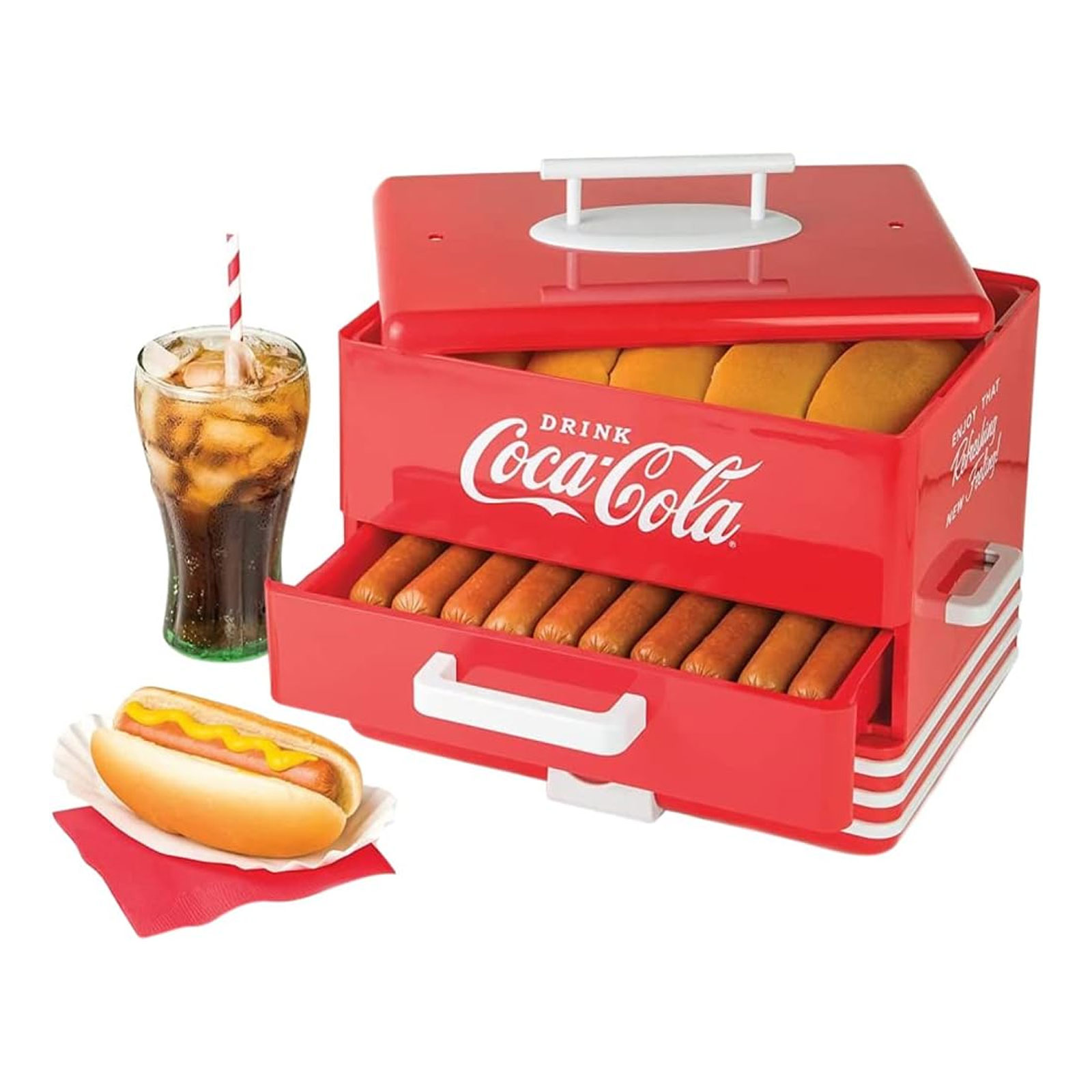 SALCO SHD-80CC Coca-Cola Hot Dog Maker