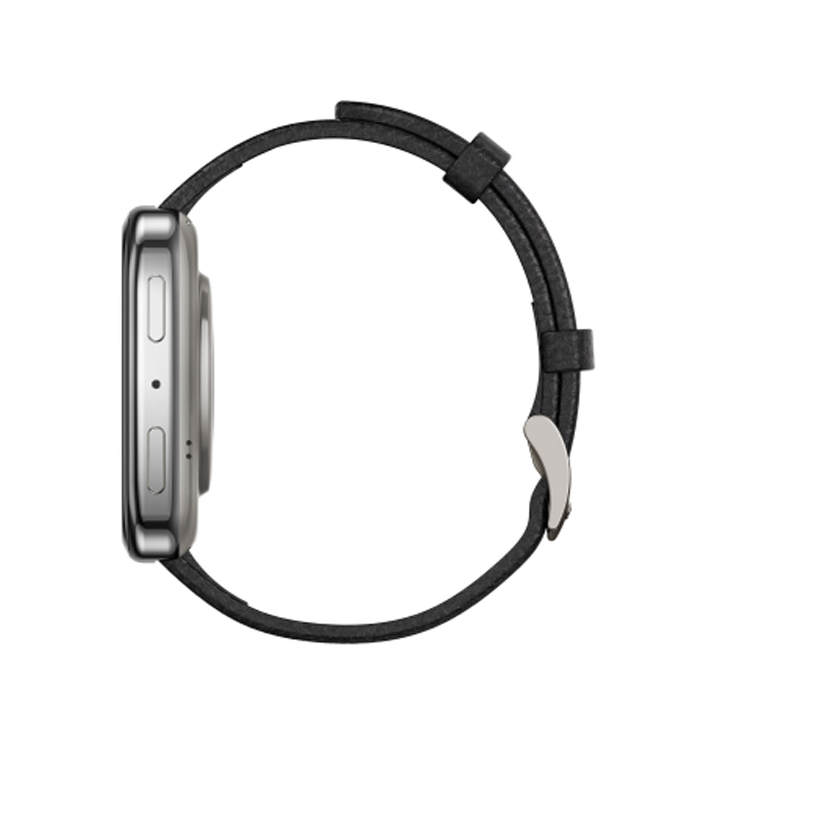 Amazfit Active 2 Square, Black Smartwatch (Herzfrequenzmessung, Schrittzähler)