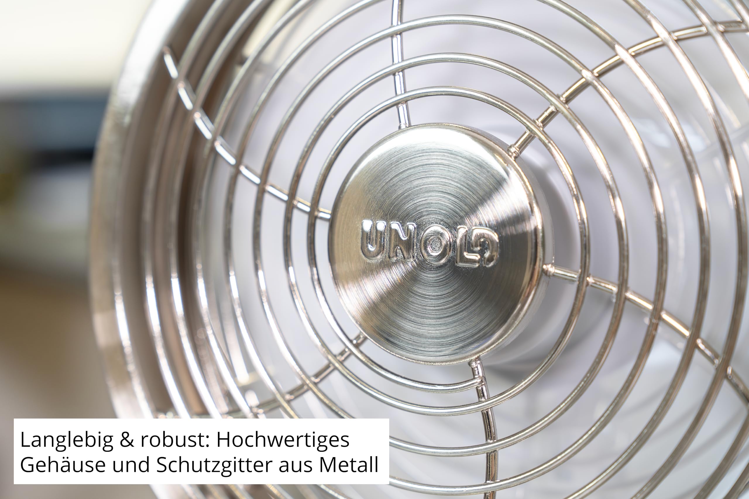 Unold STEEL FLEX Akku Ventilator 86705