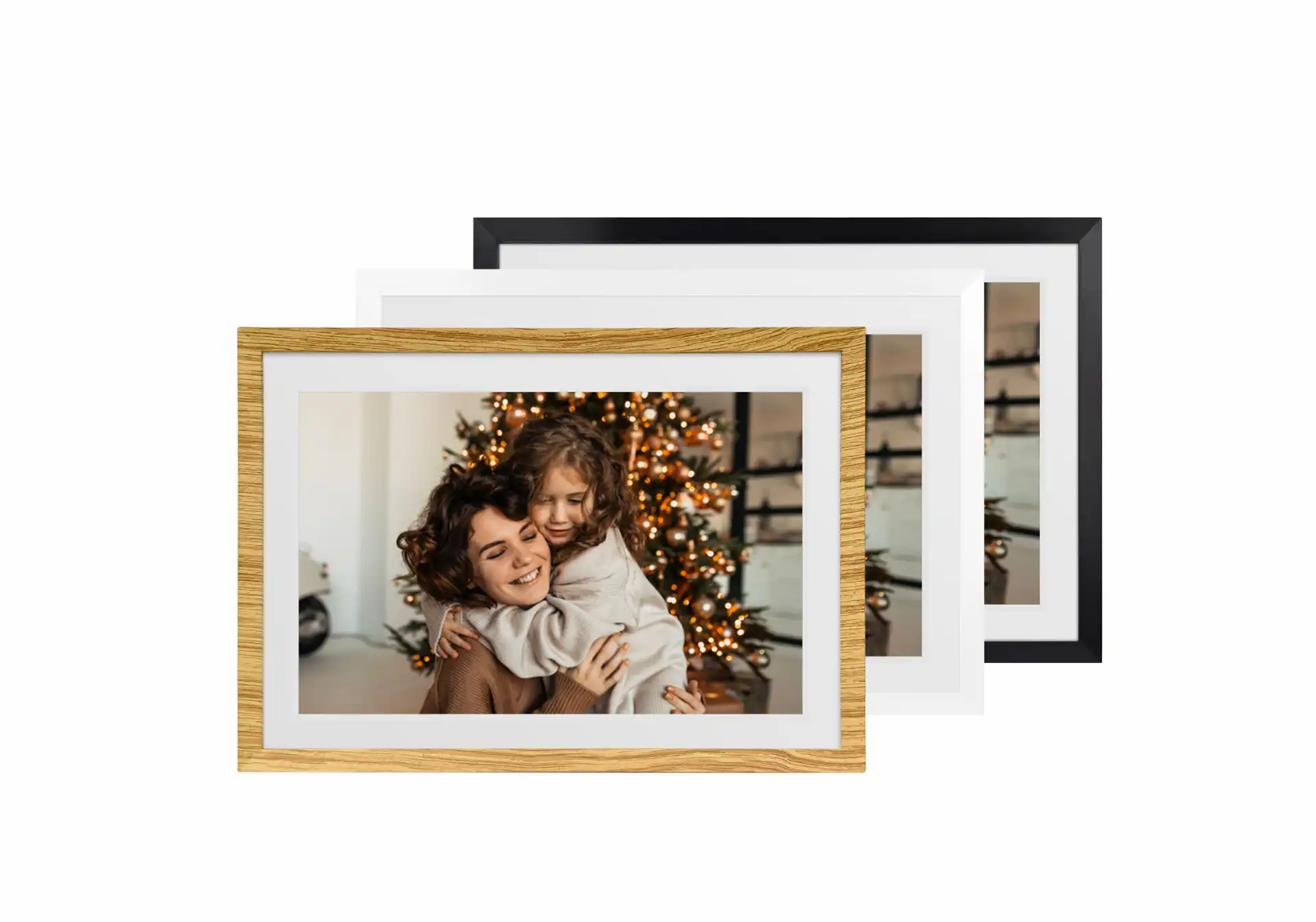 DENVER PFF-1018 mit 3 Wechselrahmen Digitaler Bilderrahmen