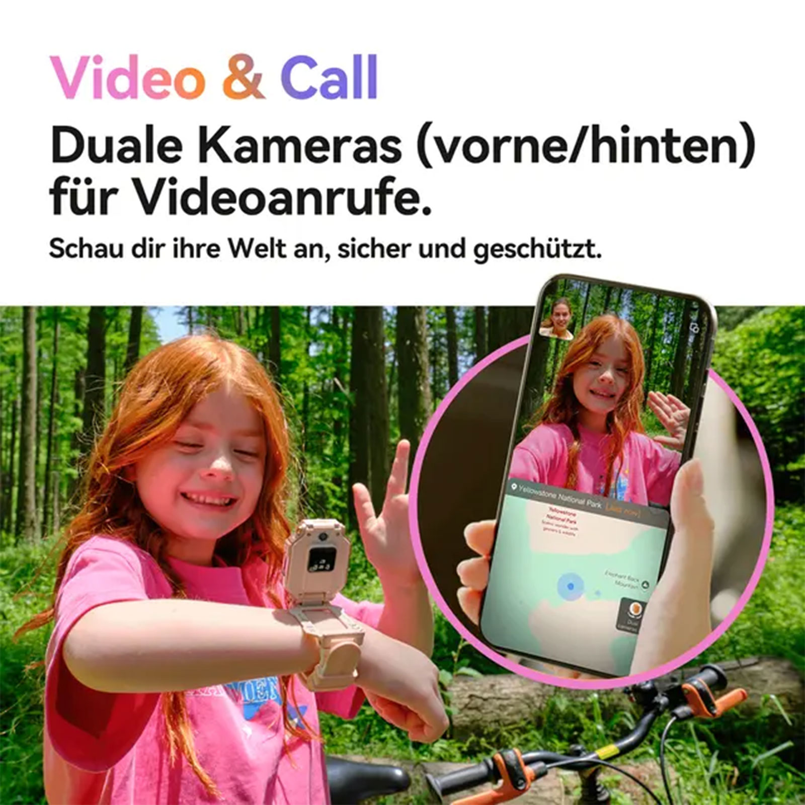 imoo Watch Phone X10 Silber Smartwatch