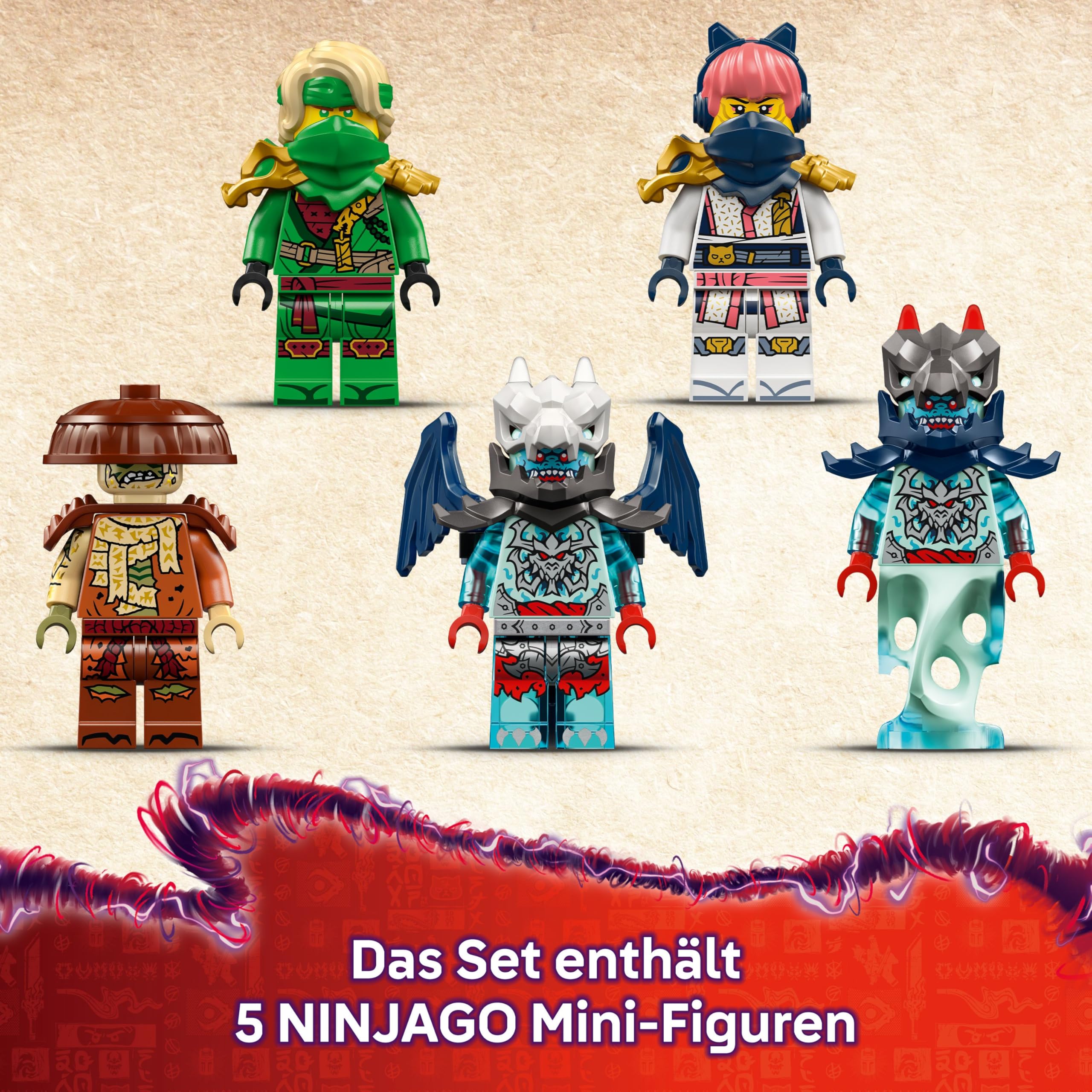 LEGO NINJAGO 2in1 Lloyds Jet-Mech - Spielzeug mit 5 Minifiguren 71845