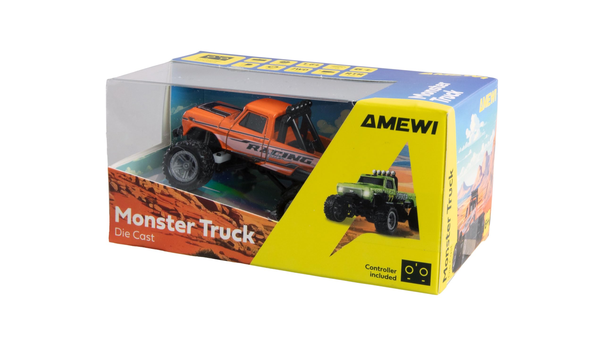 Amewi RC-Monstertruck Die Cast 1:64 RTR
