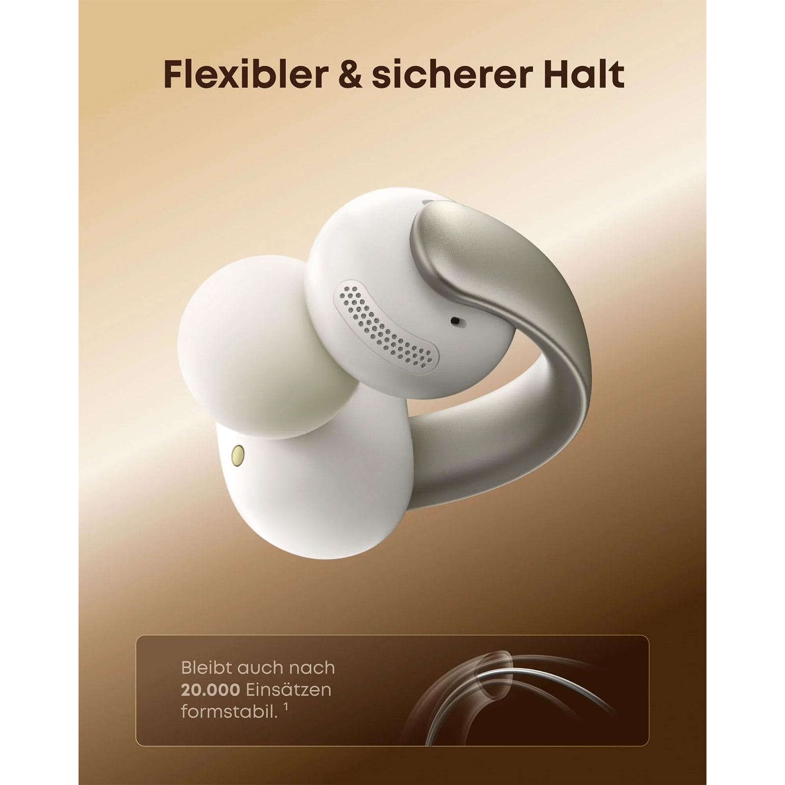 soundcore AeroClip Open-Ear Clip-On Earbuds True Wireless Bluetooth-Kopfhörer