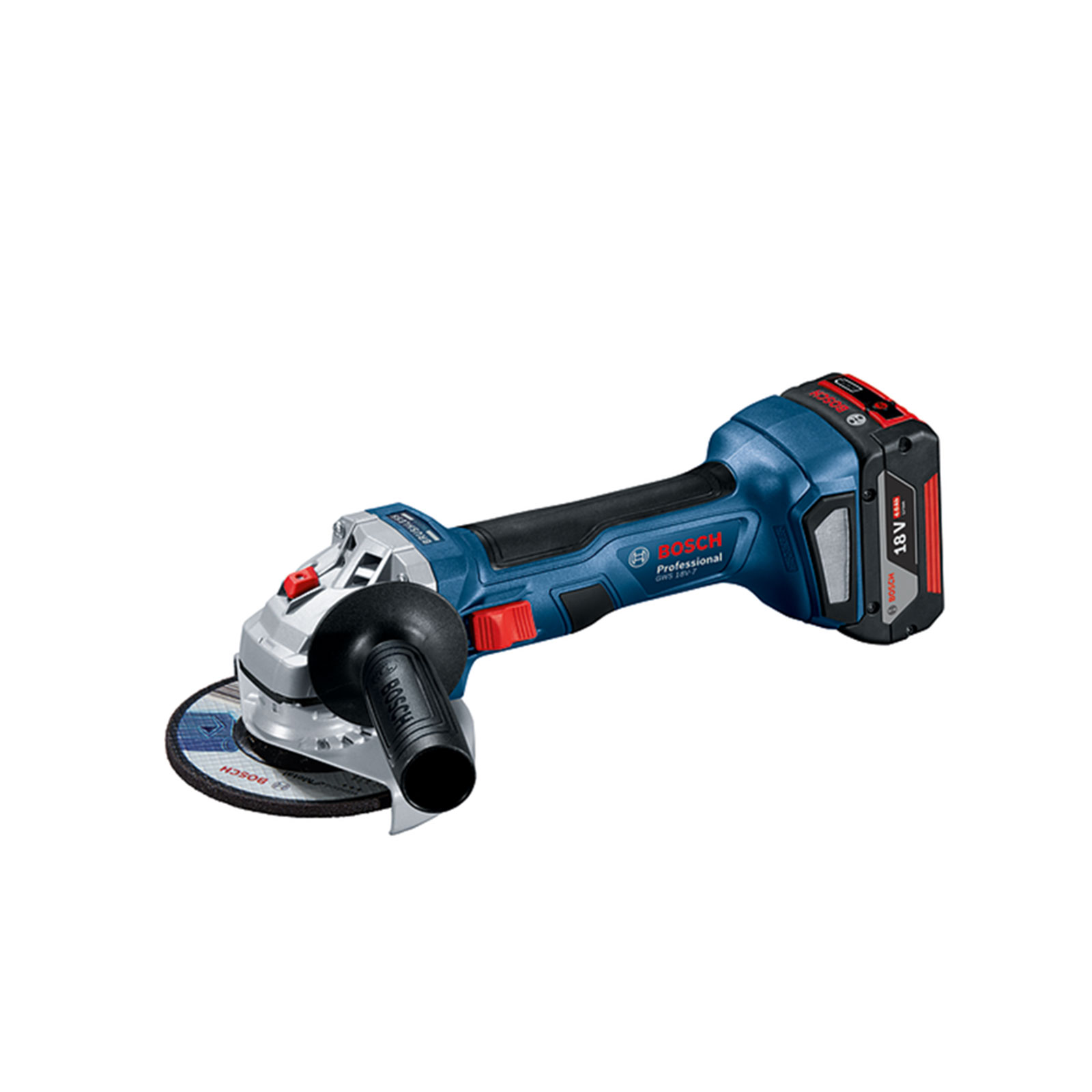 Bosch Professional GWS 18V-7 Winkelschleifer (Akku)